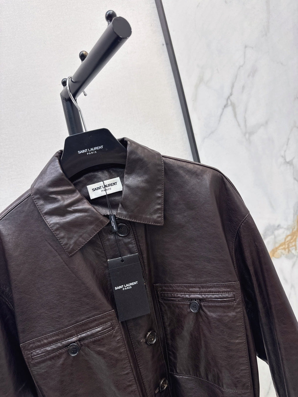 Yves Saint Laurent/26 Latest Retro Leather Jacket