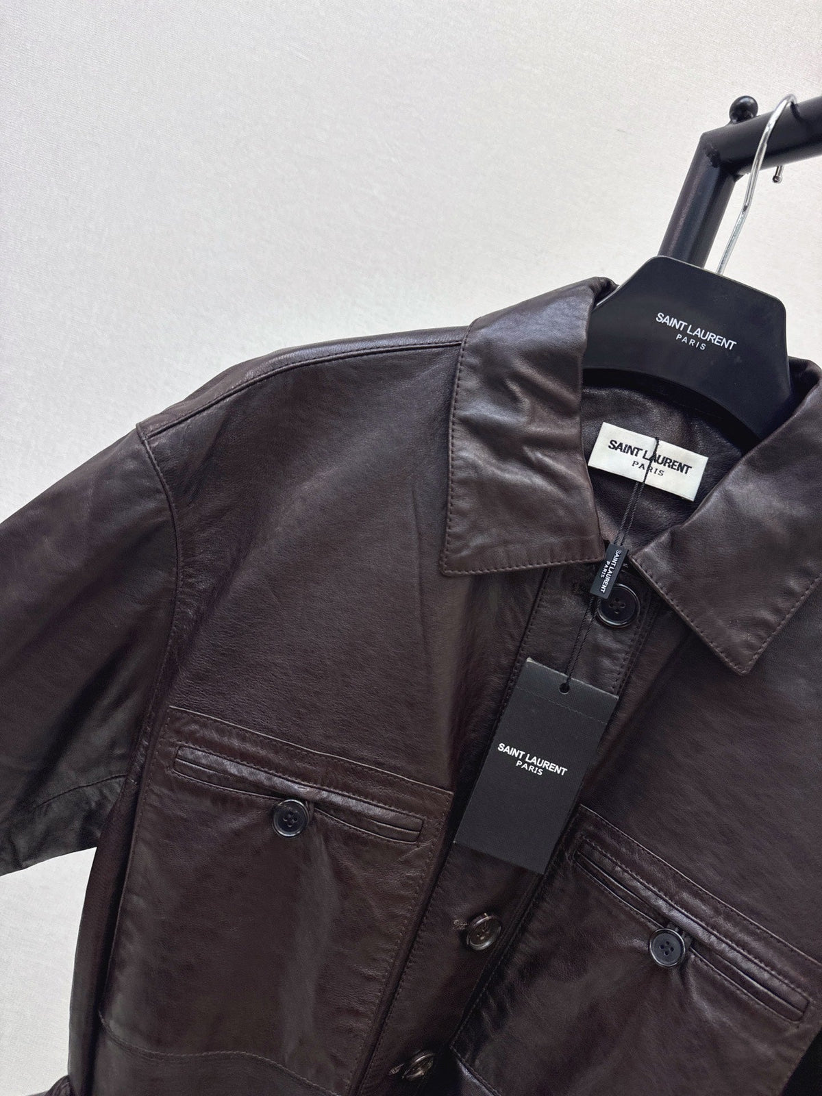 Yves Saint Laurent/26 Latest Retro Leather Jacket