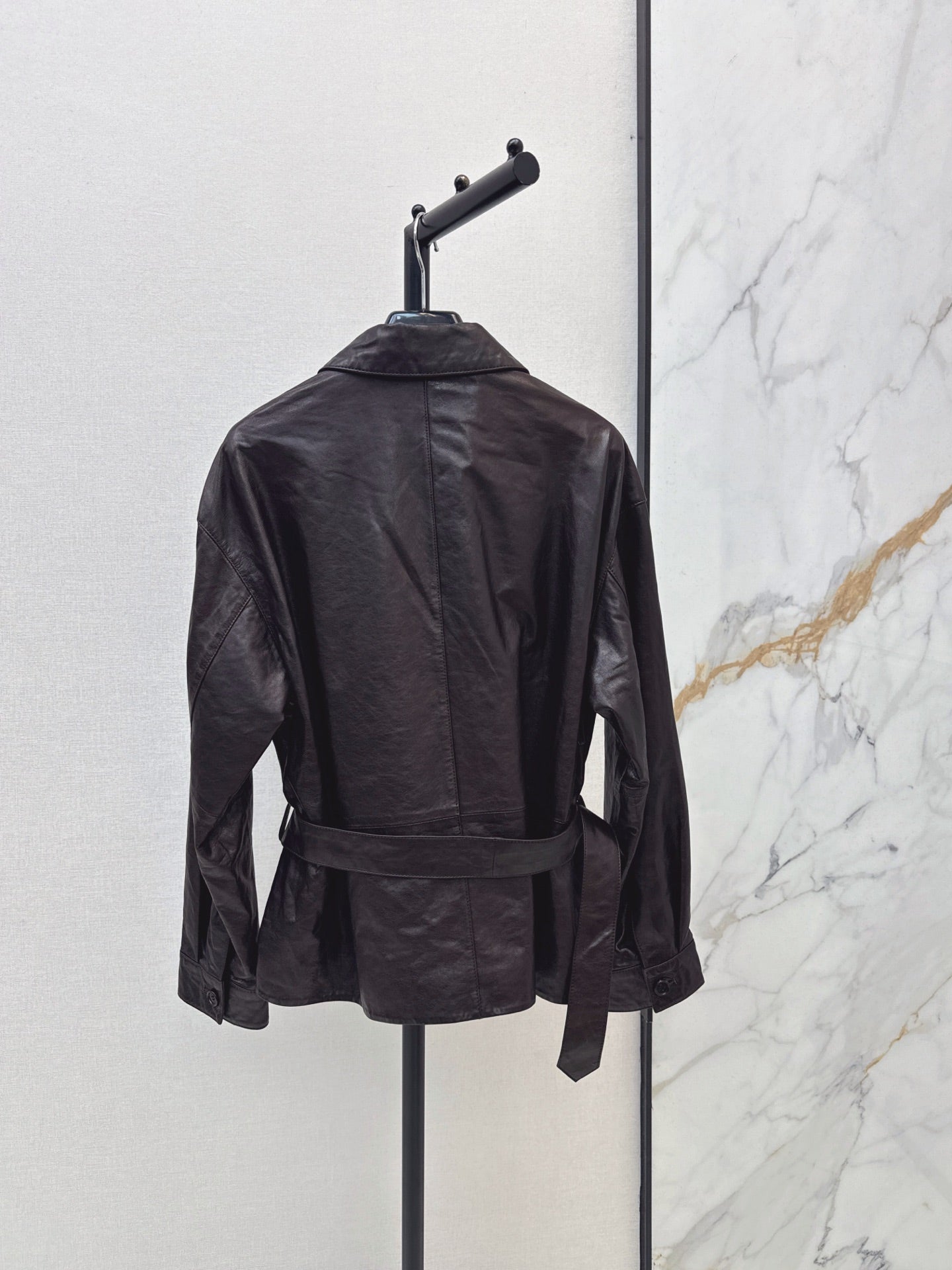 Yves Saint Laurent/26 Latest Retro Leather Jacket