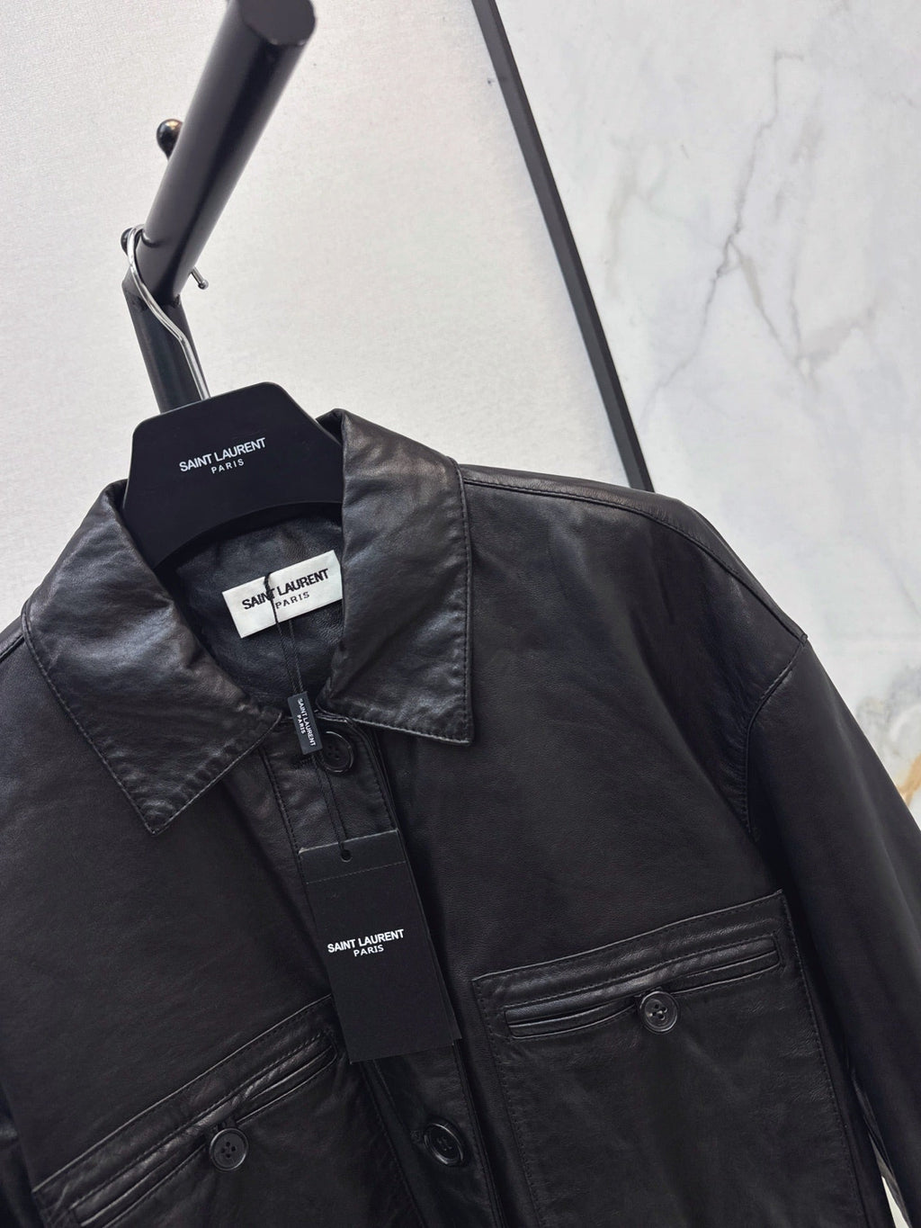Yves Saint Laurent/26 Latest Retro Leather Jacket