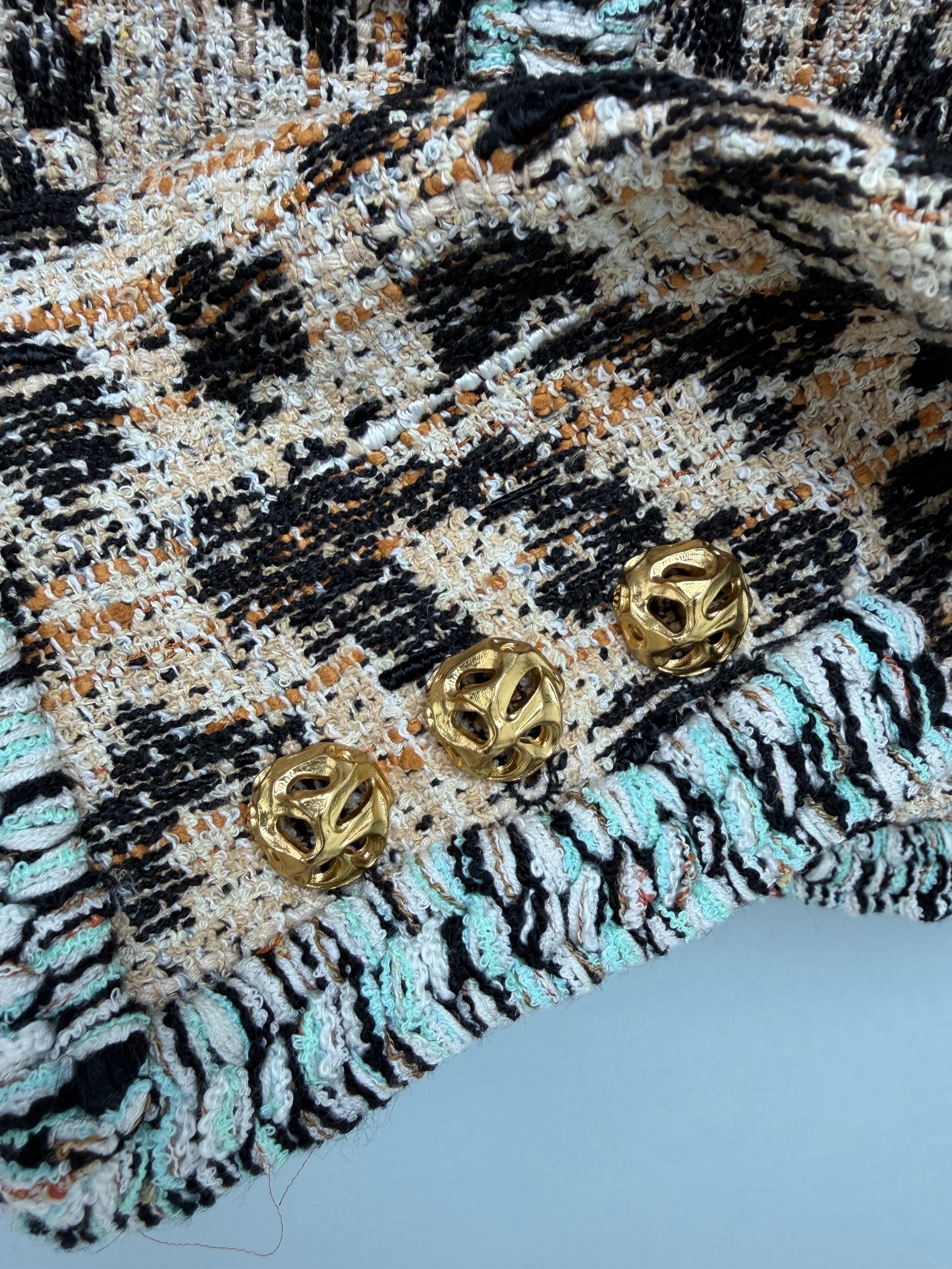 Chanel/26 Latest Retro Leopard Print Tweed Jacket
