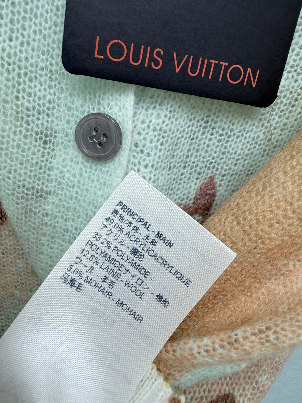 Louis Vuitton/26 New Watercolor Gradient Monogram Cardigan