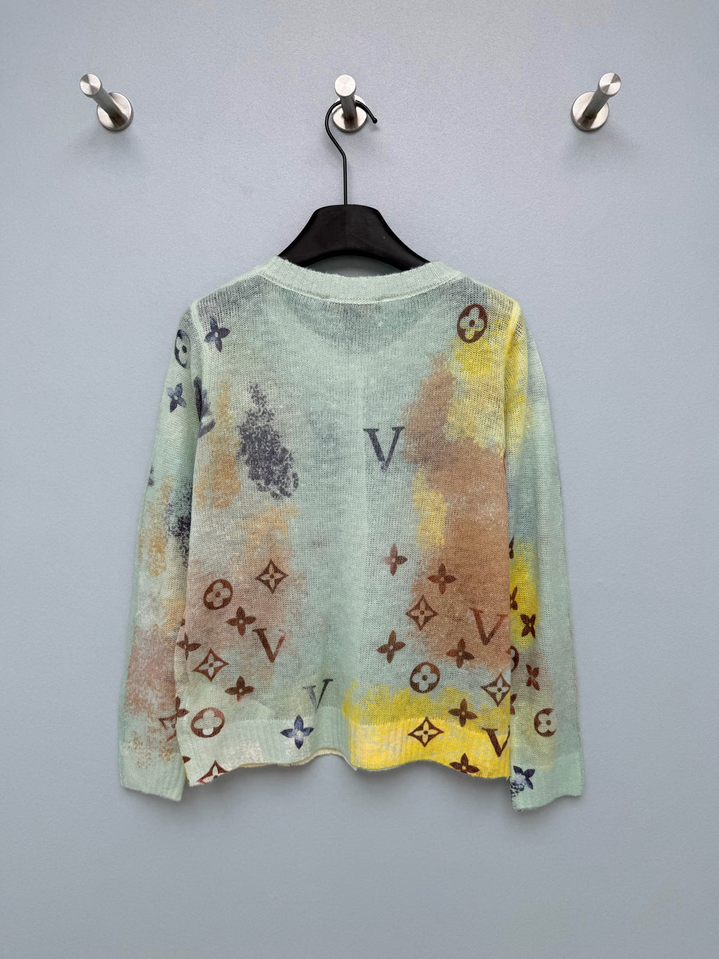 Louis Vuitton/26 New Watercolor Gradient Monogram Cardigan