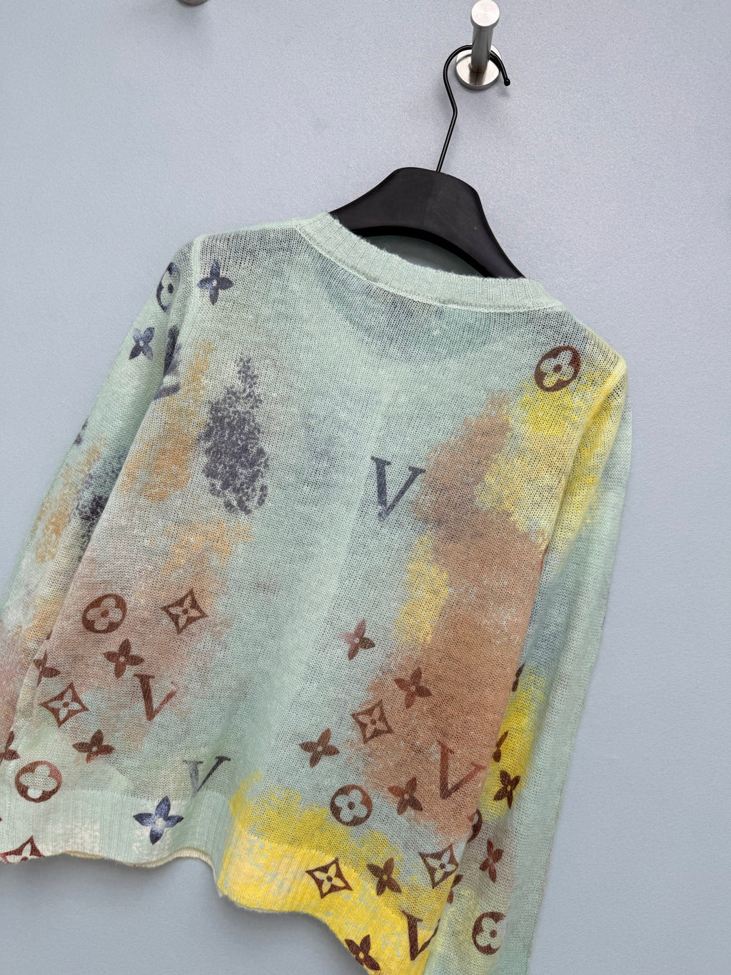 Louis Vuitton/26 New Watercolor Gradient Monogram Cardigan