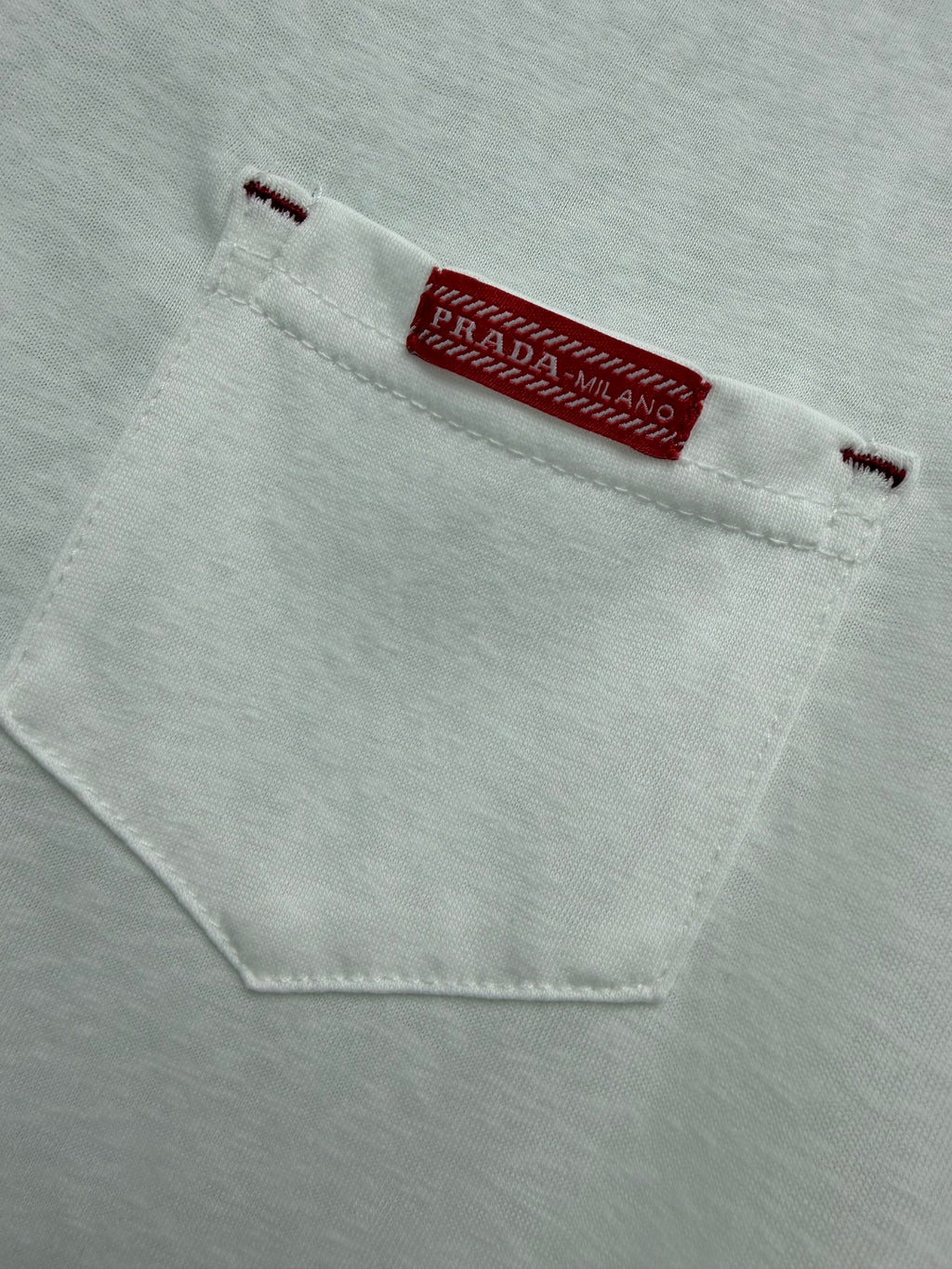 Prada / New Half-Button Henry Collar Long-Sleeve Top