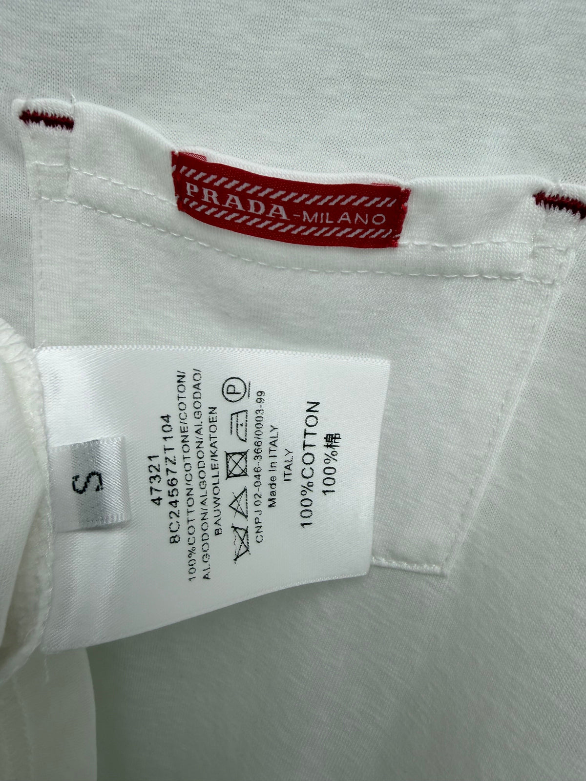 Prada / New Half-Button Henry Collar Long-Sleeve Top