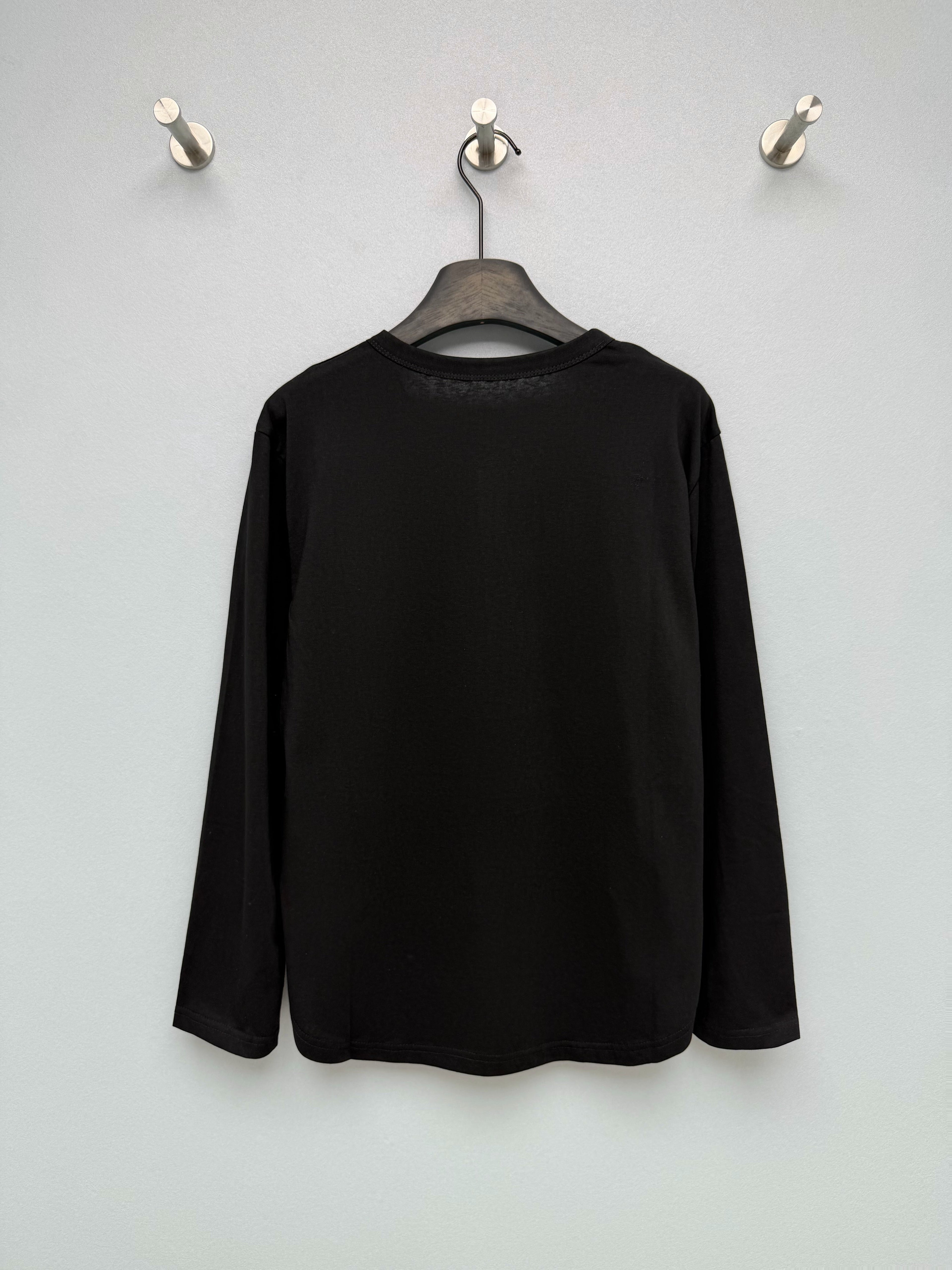 Prada / New Half-Button Henry Collar Long-Sleeve Top