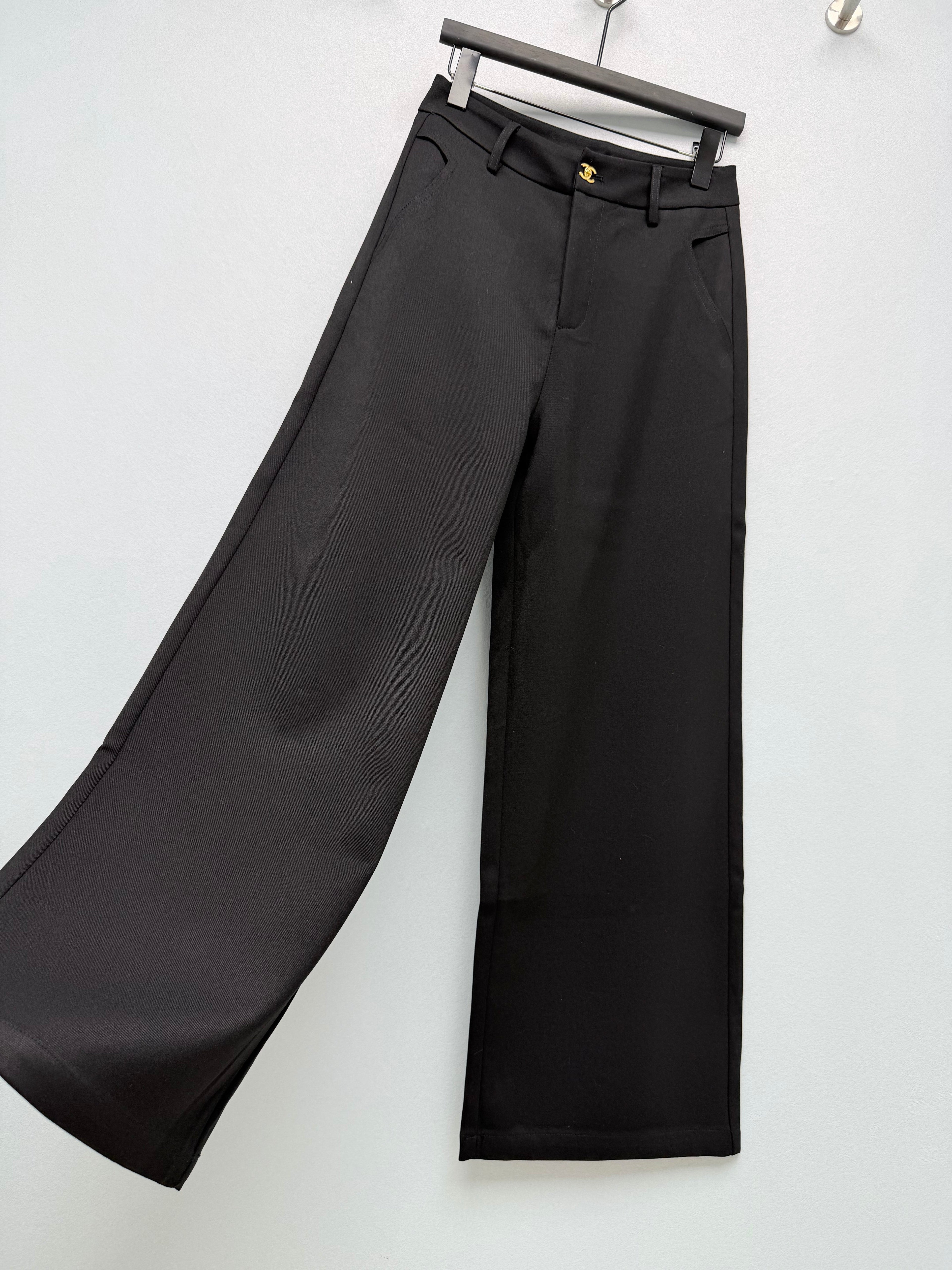 Chanel / New High-Waist Wide-Leg Pants