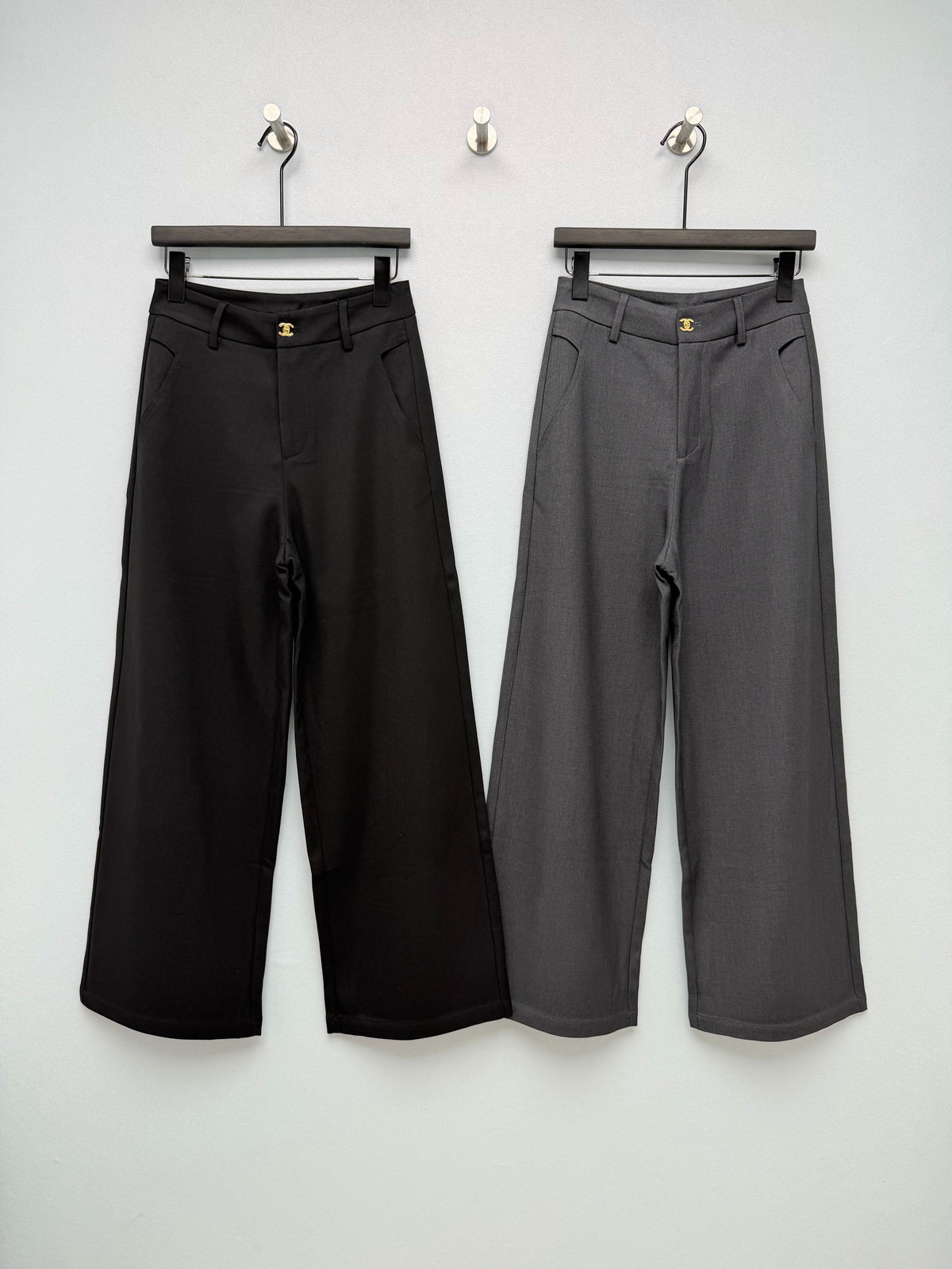 Chanel / New High-Waist Wide-Leg Pants