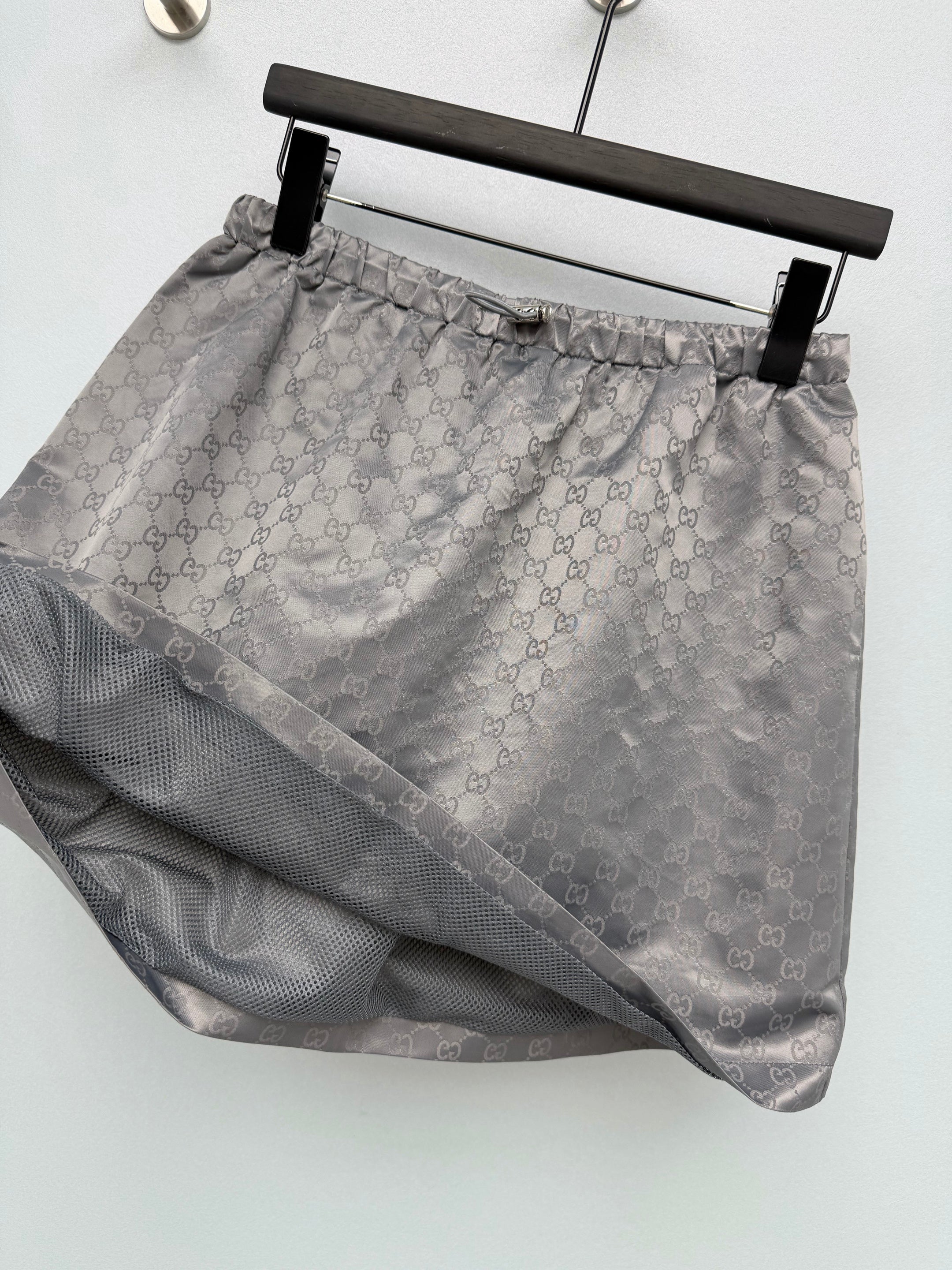Gucci/New Dark Jacquard A-Line Mini Skirt
