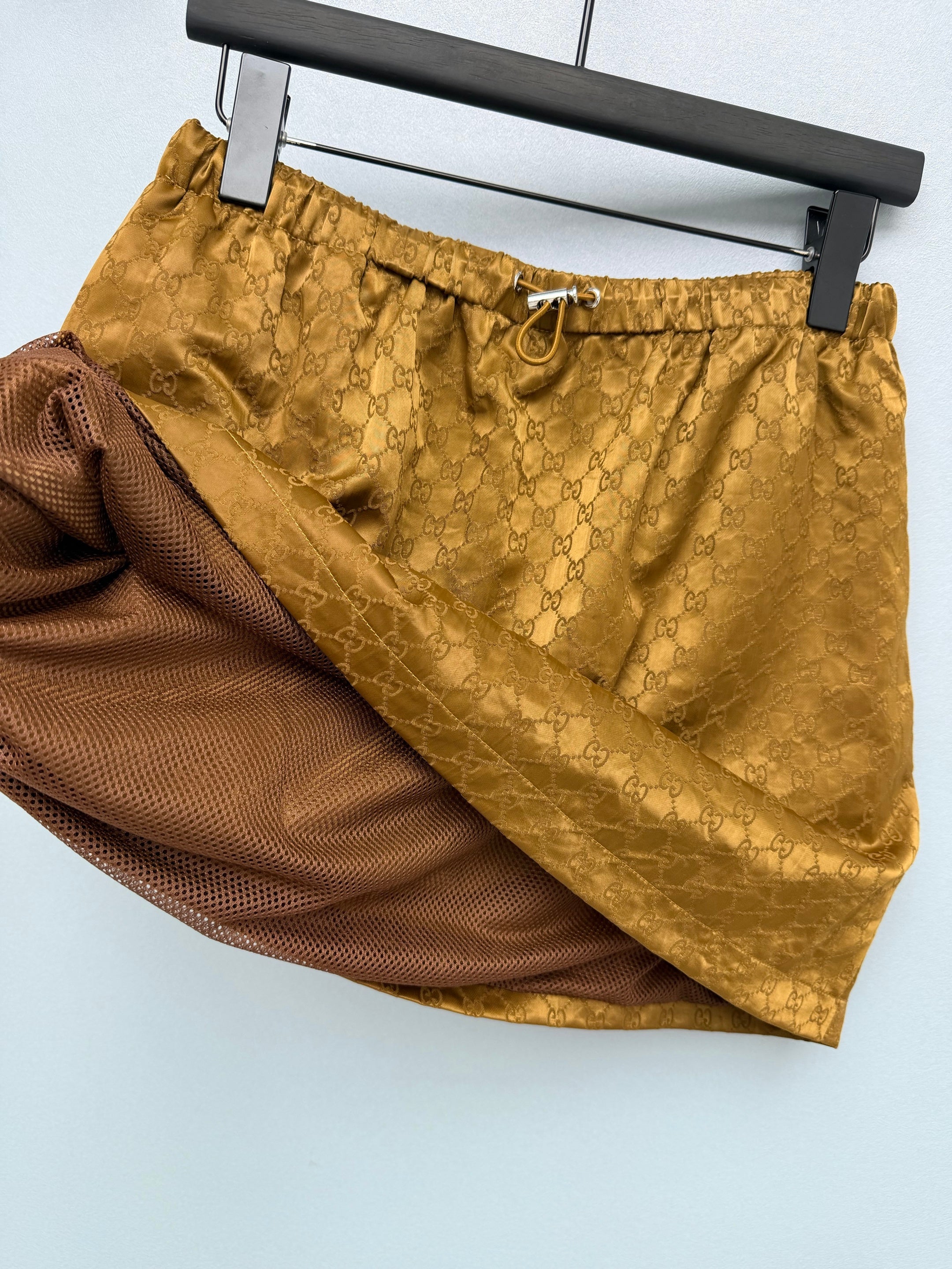 Gucci/New Dark Jacquard A-Line Mini Skirt