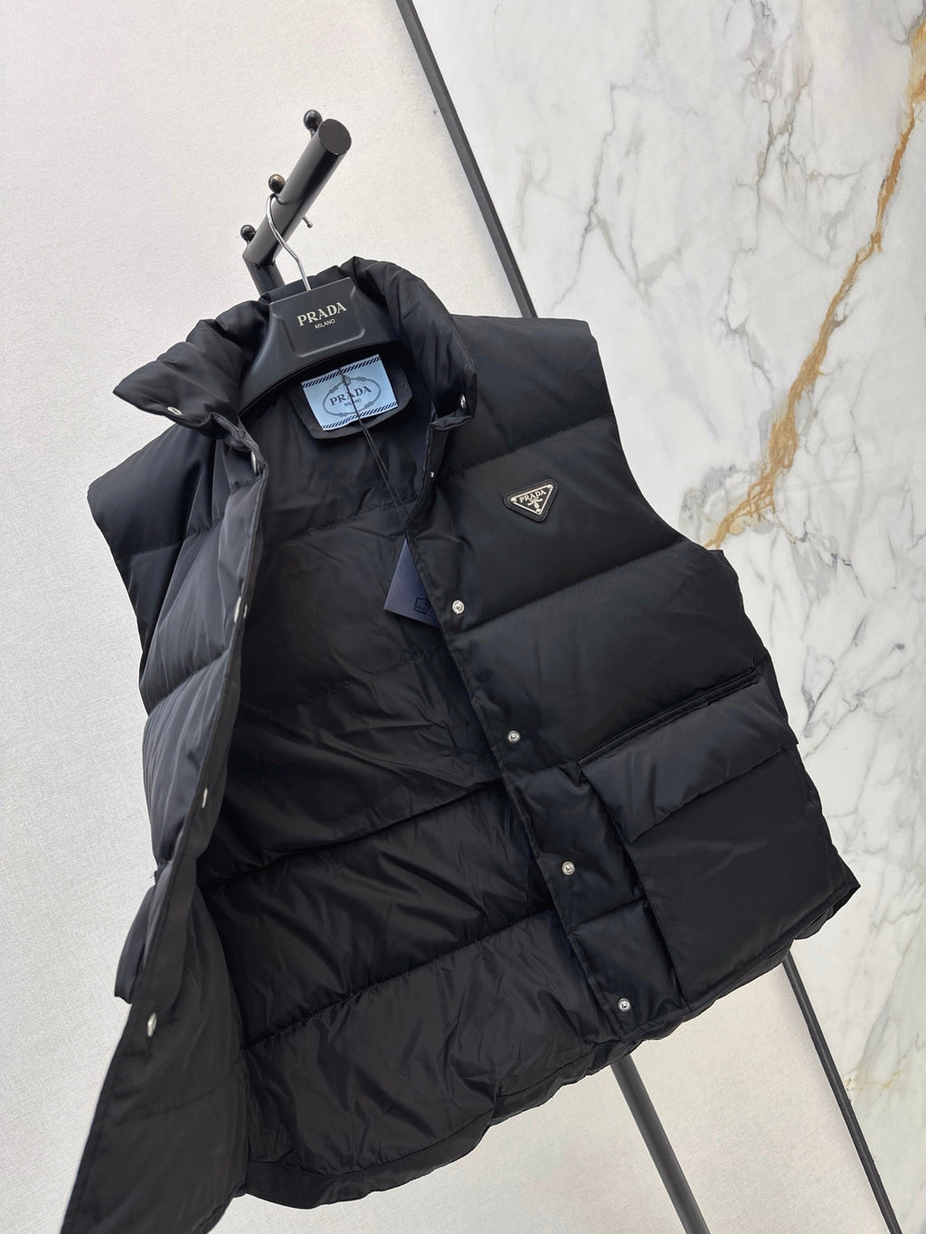 Prada / Latest Fall-Winter Stand Collar Down Vest