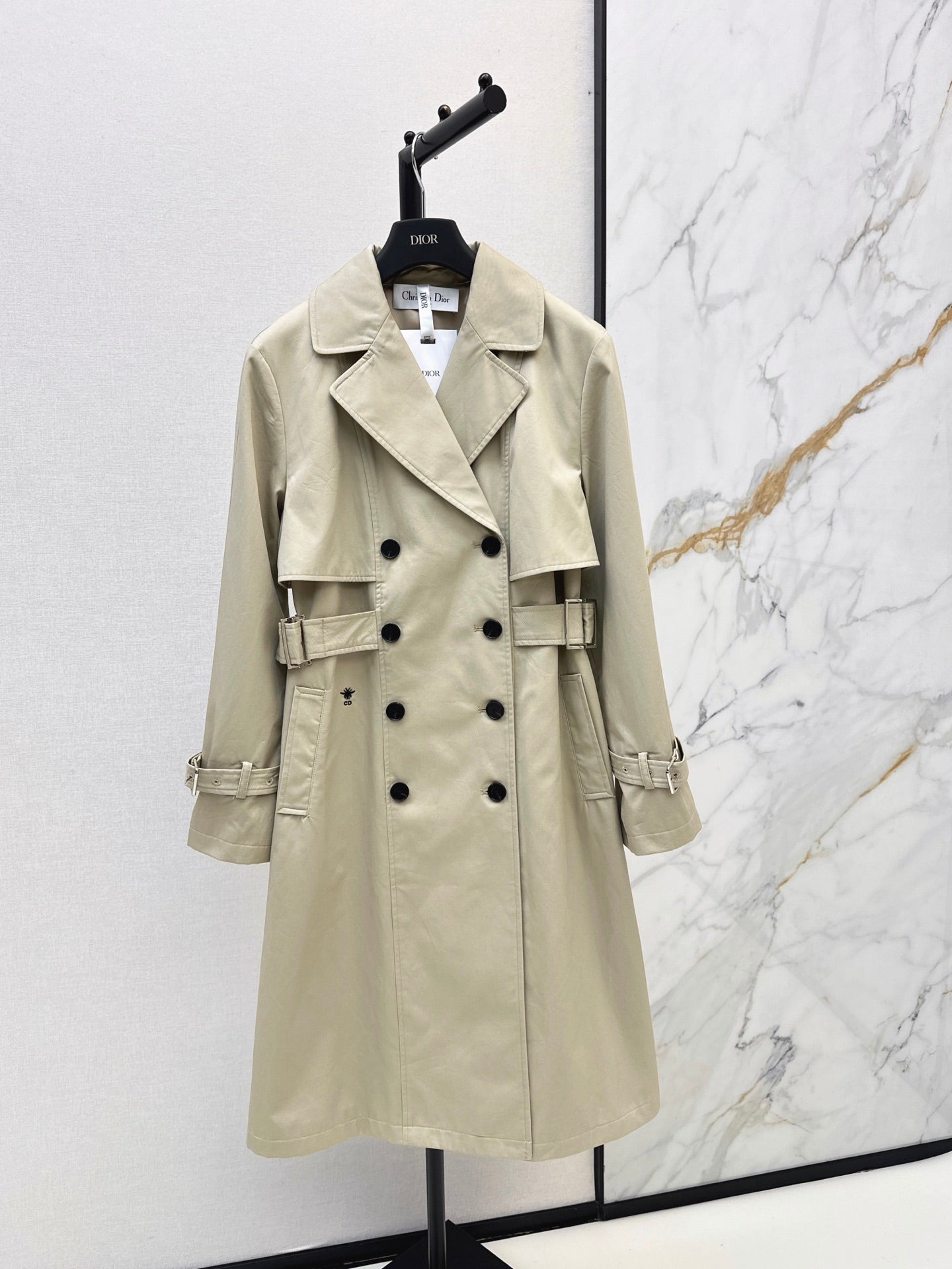 Dior/Early Autumn Latest Khaki Long Trench Coat