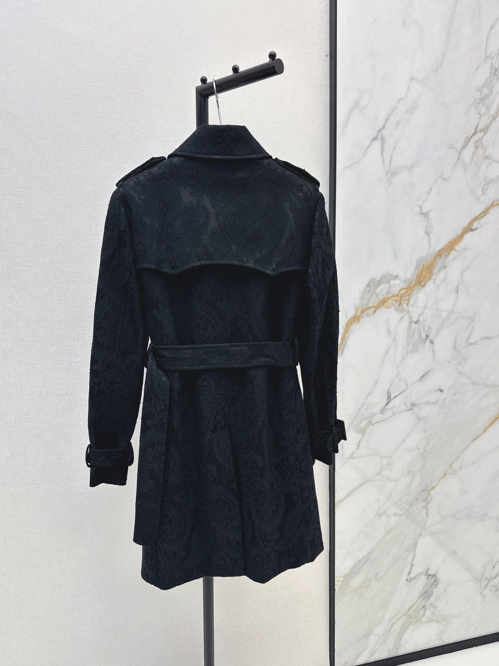 Burberry/26 Fall-Winter Latest Lace Long Trench Coat