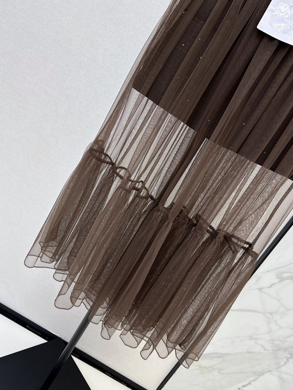 Chanel/26 Fall-Winter Latest Woven Skirt + Tulle Maxi Skirt