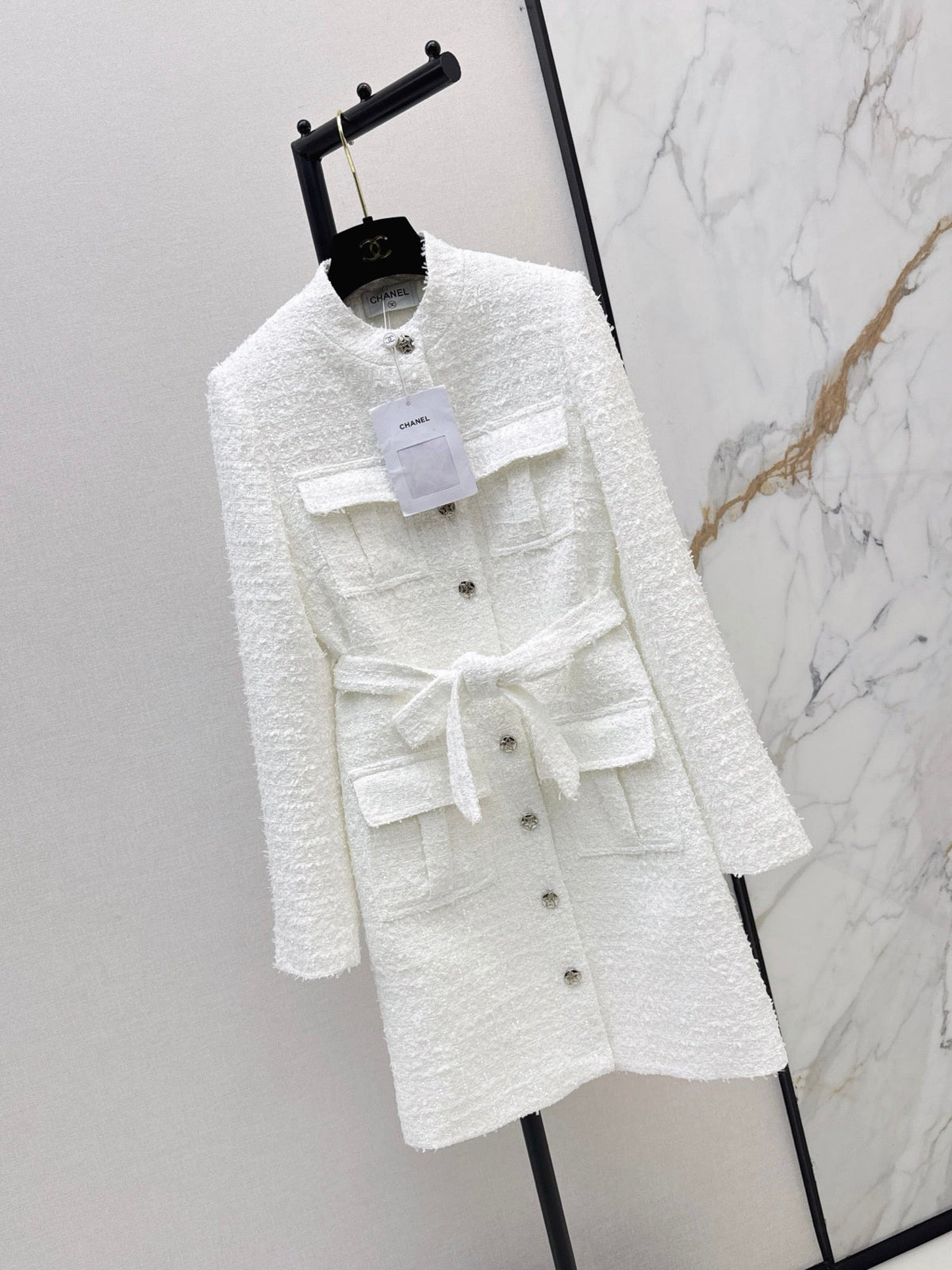 Chanel / New Mid-Length Stand Collar Coat