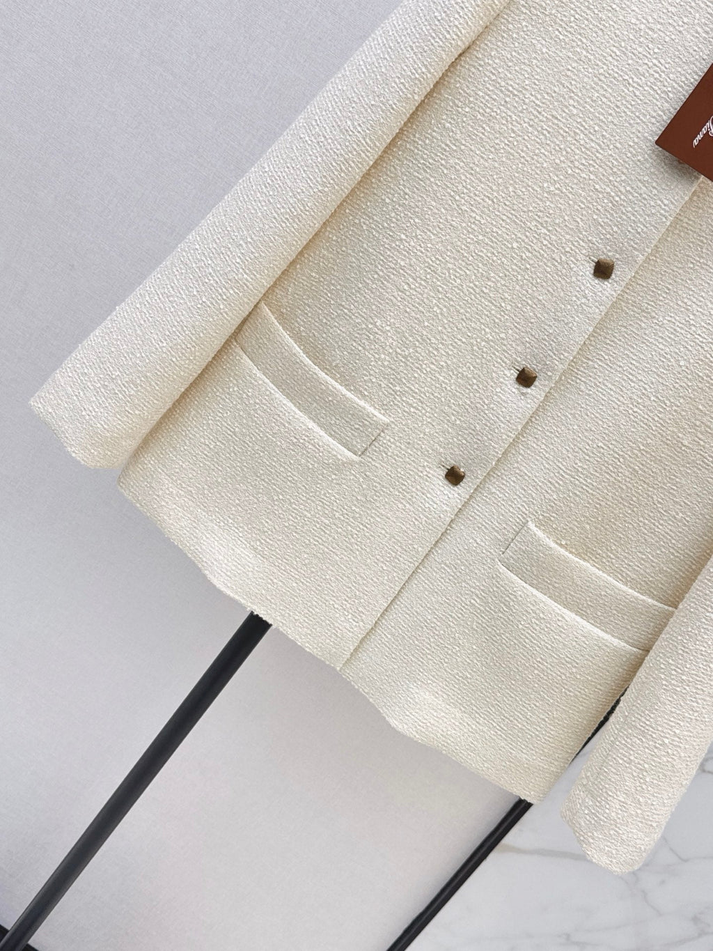 Loro Piana / New Elegant Stand-Collar Wool Blend Coat