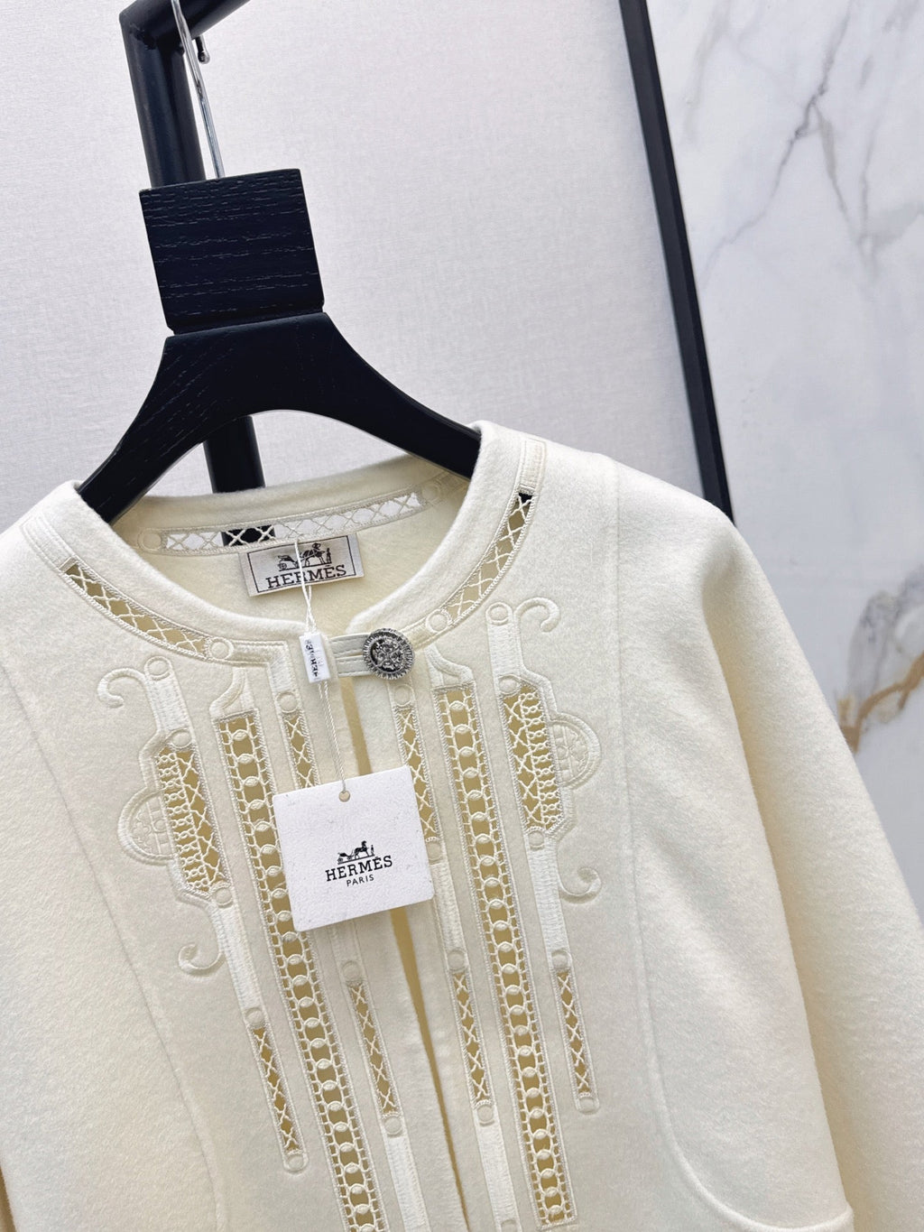 Hermès / 26 Fall-Winter Latest Double-Faced Wool Coat