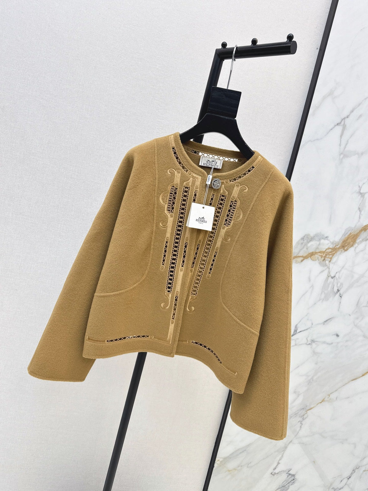 Hermès / 26 Fall-Winter Latest Double-Faced Wool Coat