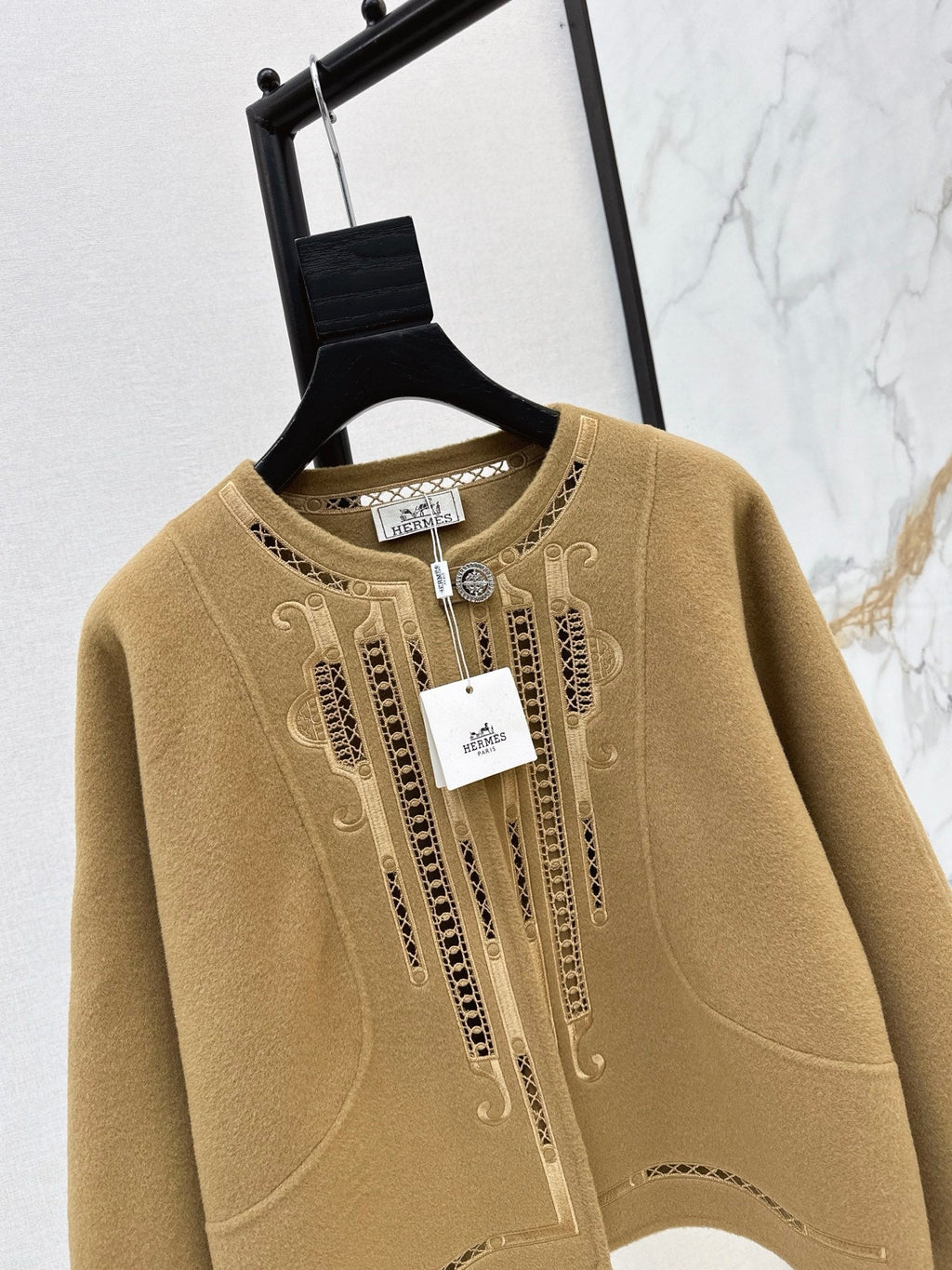 Hermès / 26 Fall-Winter Latest Double-Faced Wool Coat