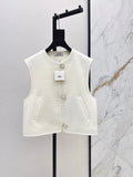 Hermès / 26 Fall-Winter Latest Double-Sided Wool Vest