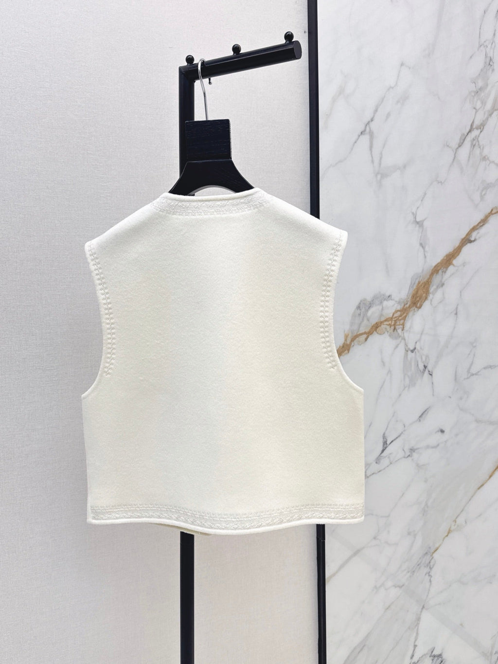 Hermès / 26 Fall-Winter Latest Double-Sided Wool Vest