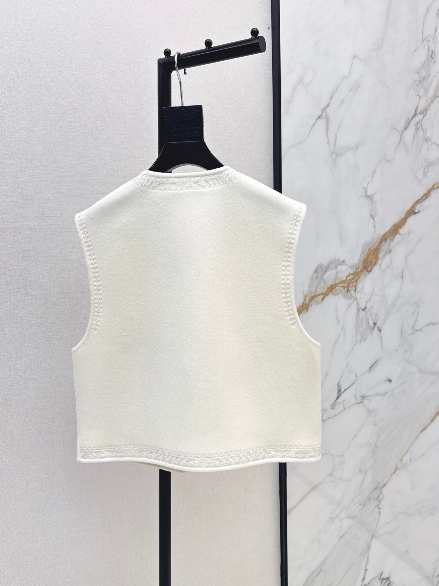 Hermès / 26 Fall-Winter Latest Double-Sided Wool Vest