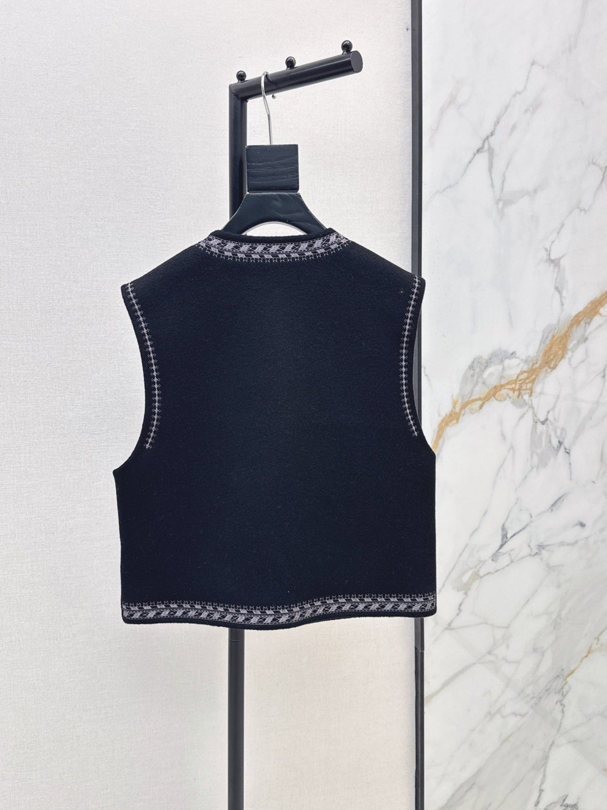 Hermès / 26 Fall-Winter Latest Double-Sided Wool Vest