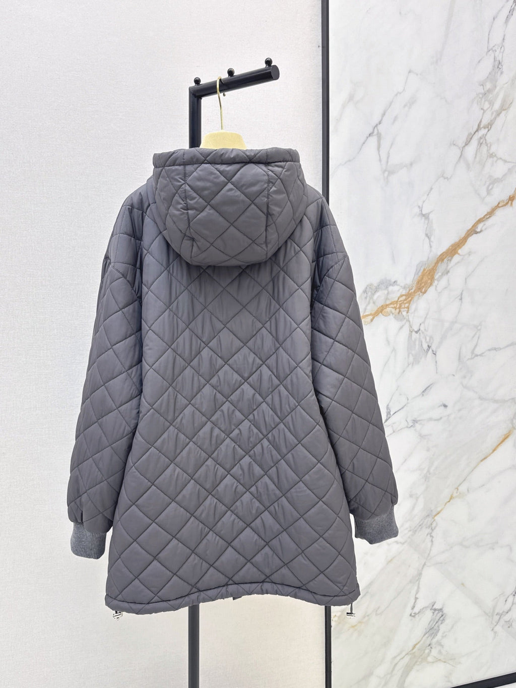 MiuMiu/26 Latest Hooded Mid-Length Oversized Cotton Jacket