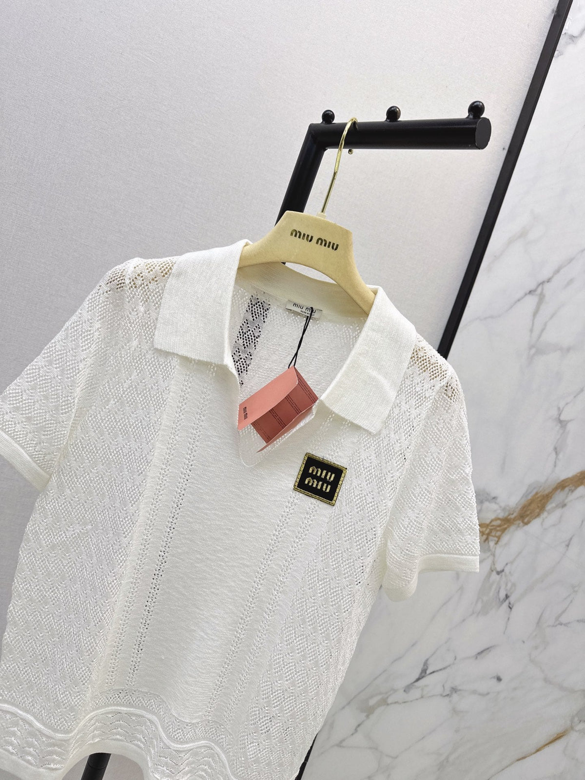 MiuMiu/26 Early Autumn Latest Knit Short Sleeve