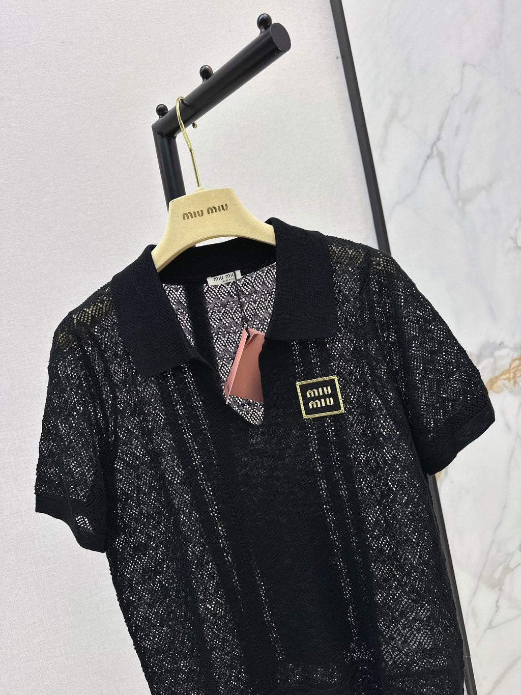 MiuMiu/26 Early Autumn Latest Knit Short Sleeve