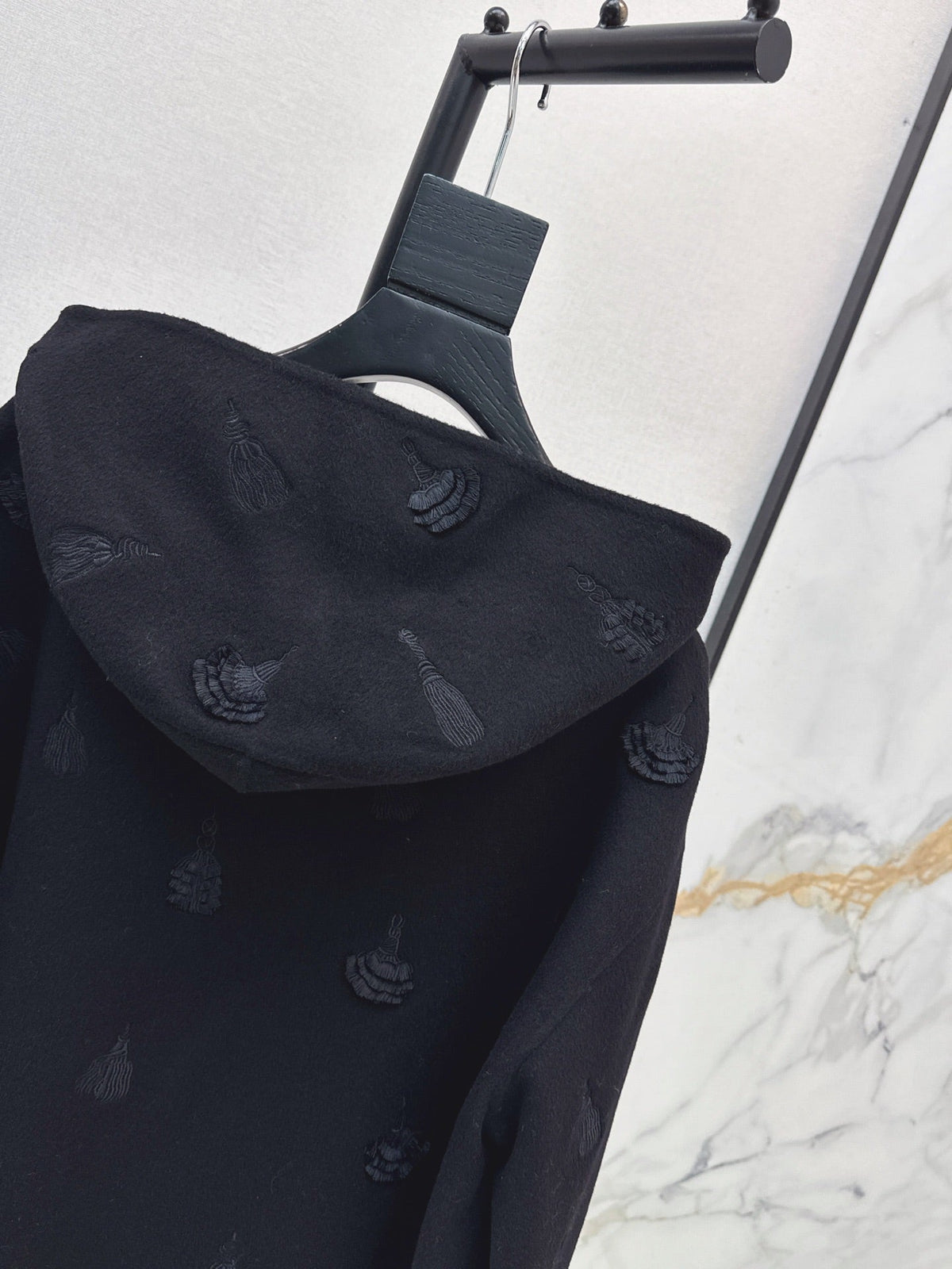 Hermès / 26 Fall/Winter Latest Hooded Double-Sided Wool Coat