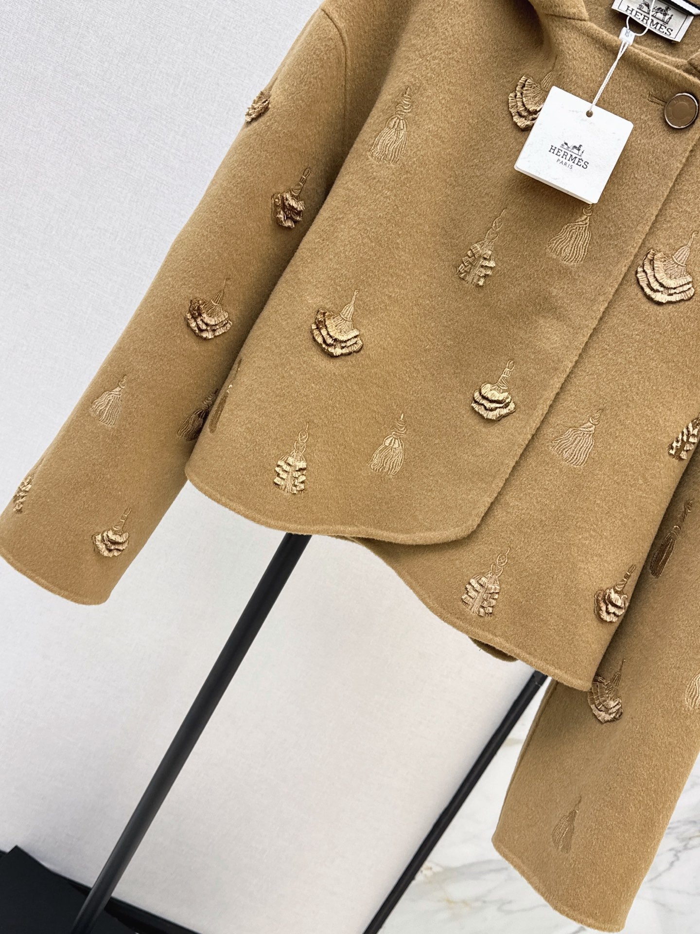 Hermès / 26 Fall/Winter Latest Hooded Double-Sided Wool Coat