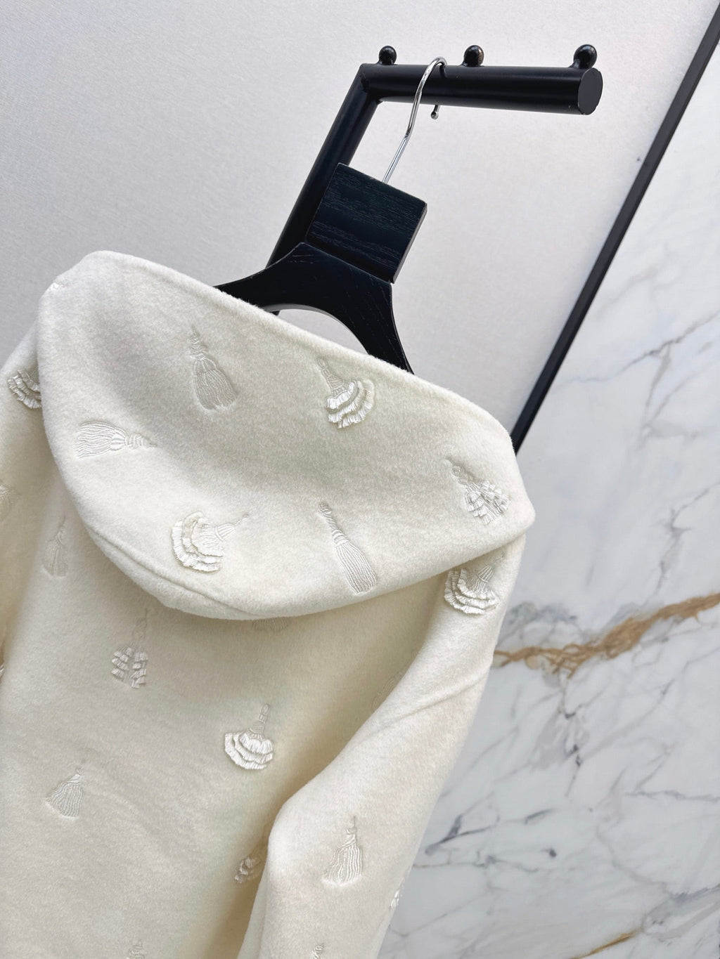 Hermès / 26 Fall/Winter Latest Hooded Double-Sided Wool Coat