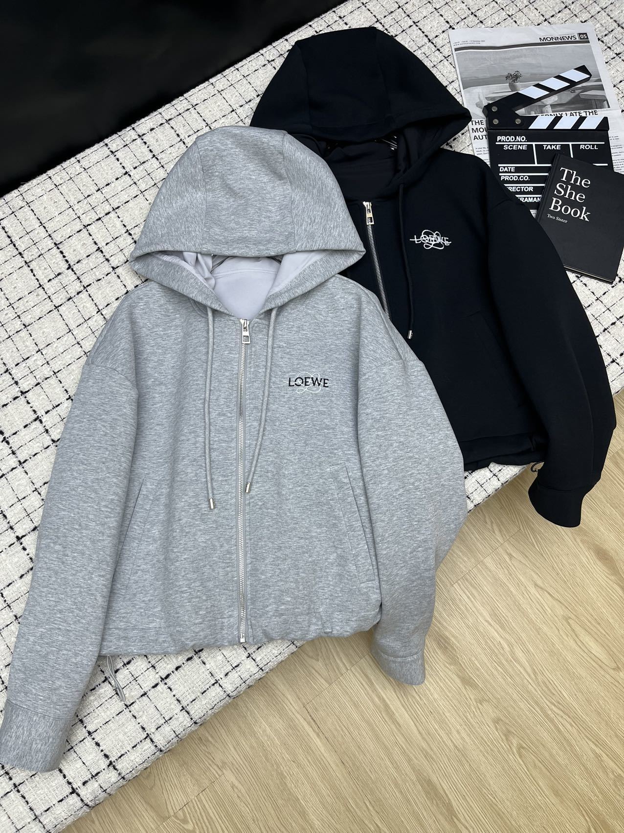 LOEWE/26New Early Autumn Hooded Jacket