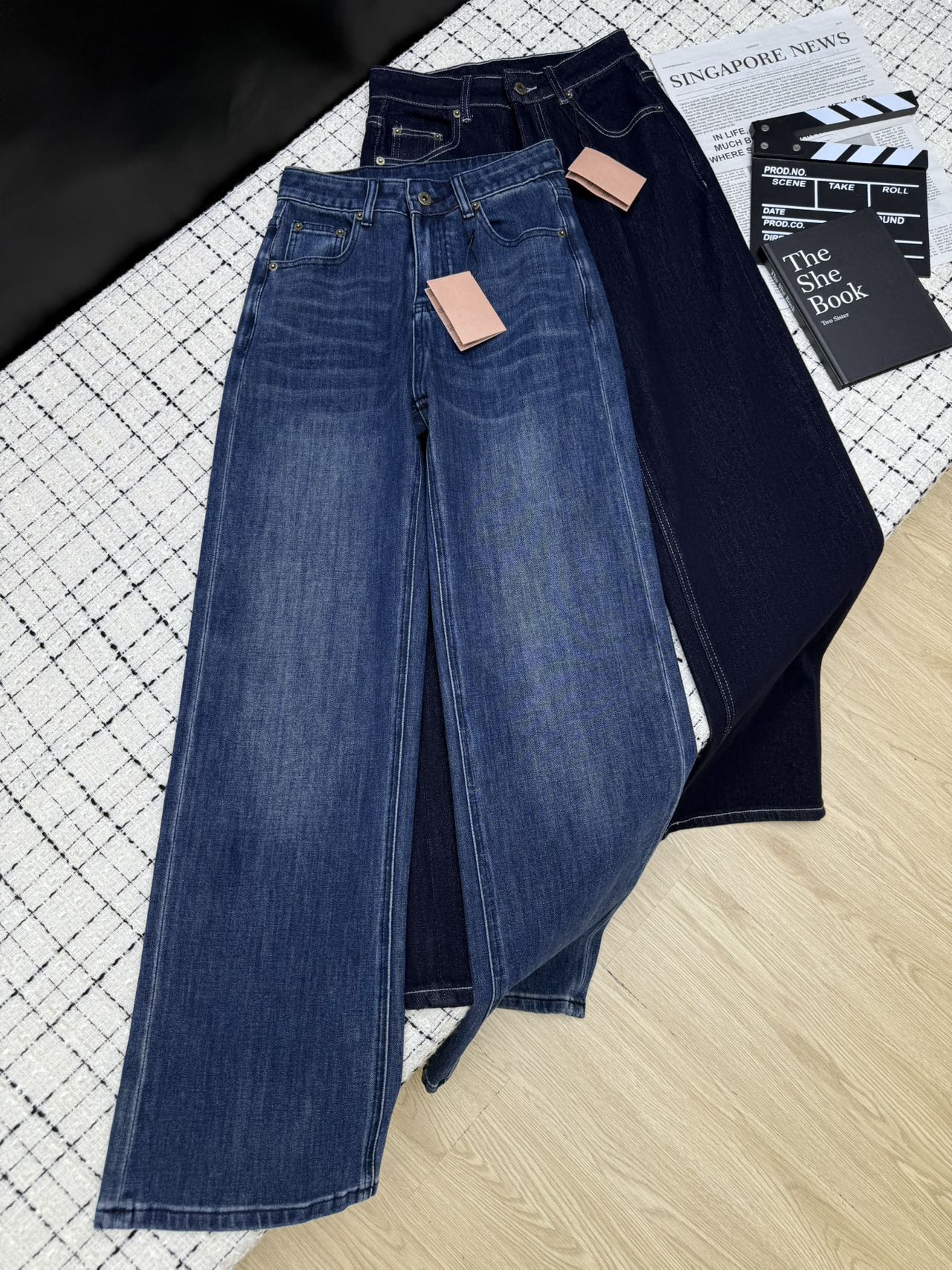 MiuMiu/26New Loose Straight-Leg Jeans
