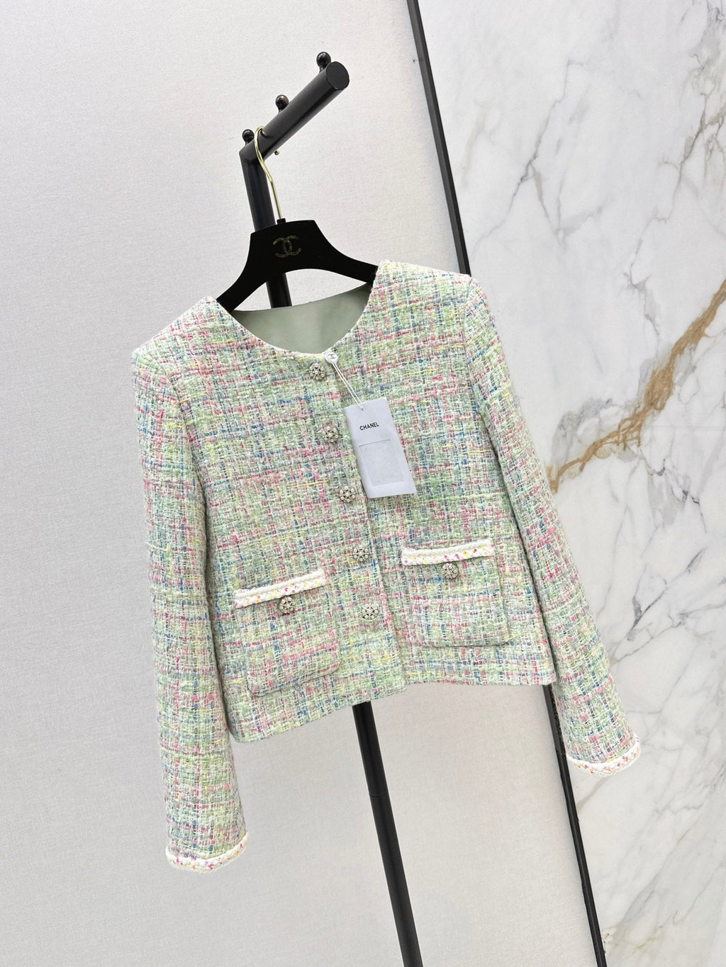 Chanel/26Latest Autumn/Winter Cropped Woven Jacket
