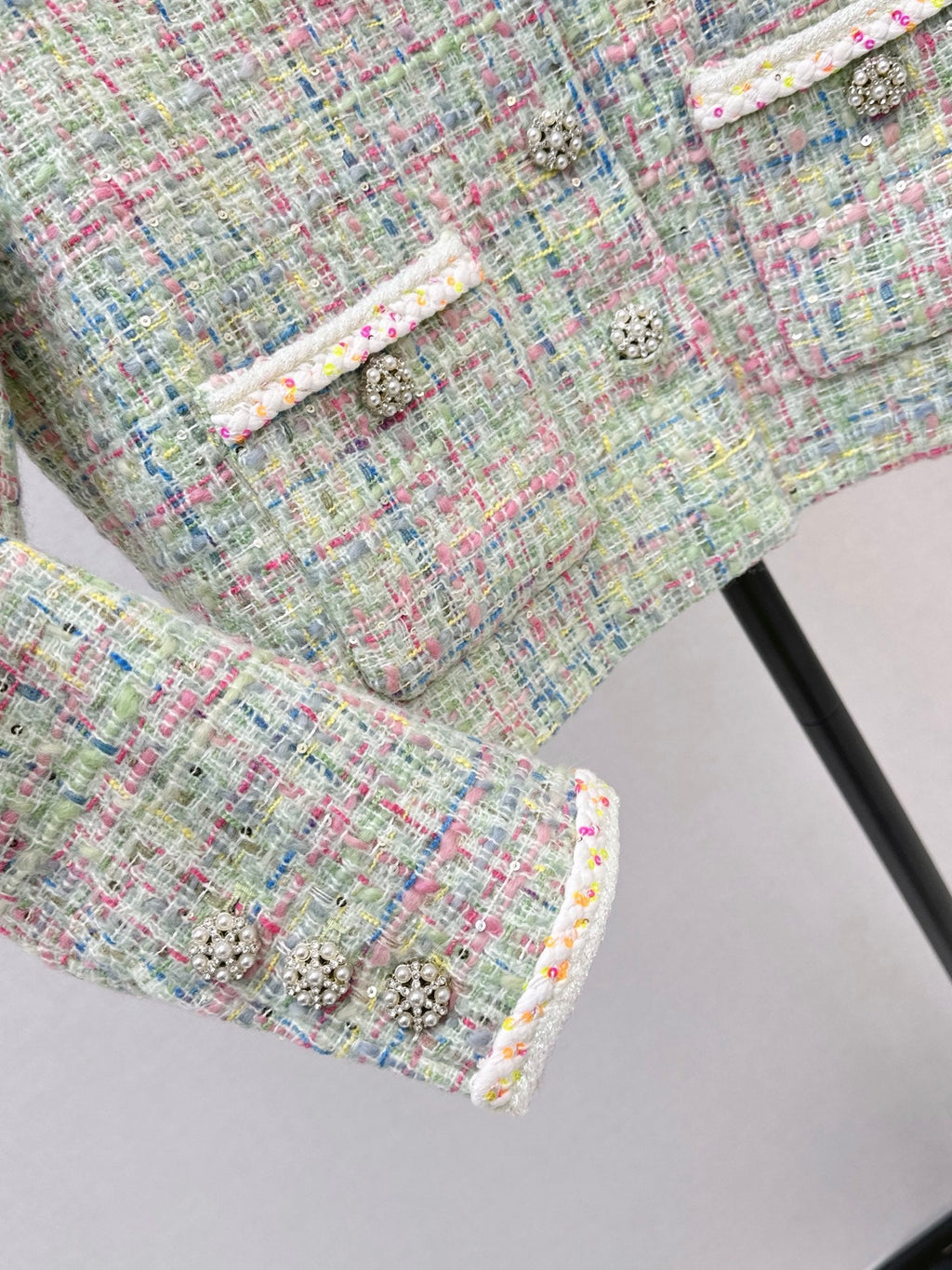 Chanel/26Latest Autumn/Winter Cropped Woven Jacket