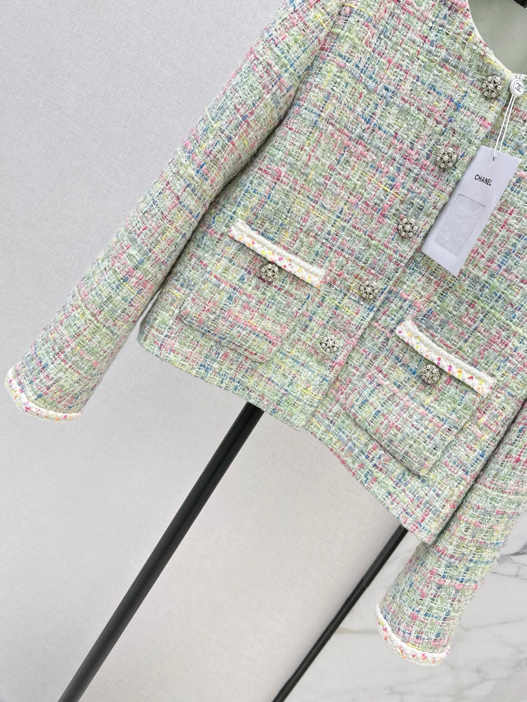 Chanel/26Latest Autumn/Winter Cropped Woven Jacket