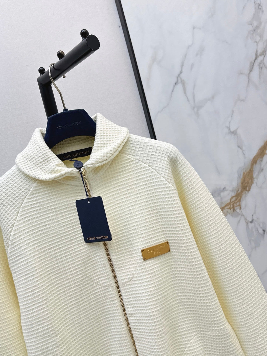 Louis Vuitton/26New Early Autumn Loose-Fit Collared Knit Cardigan