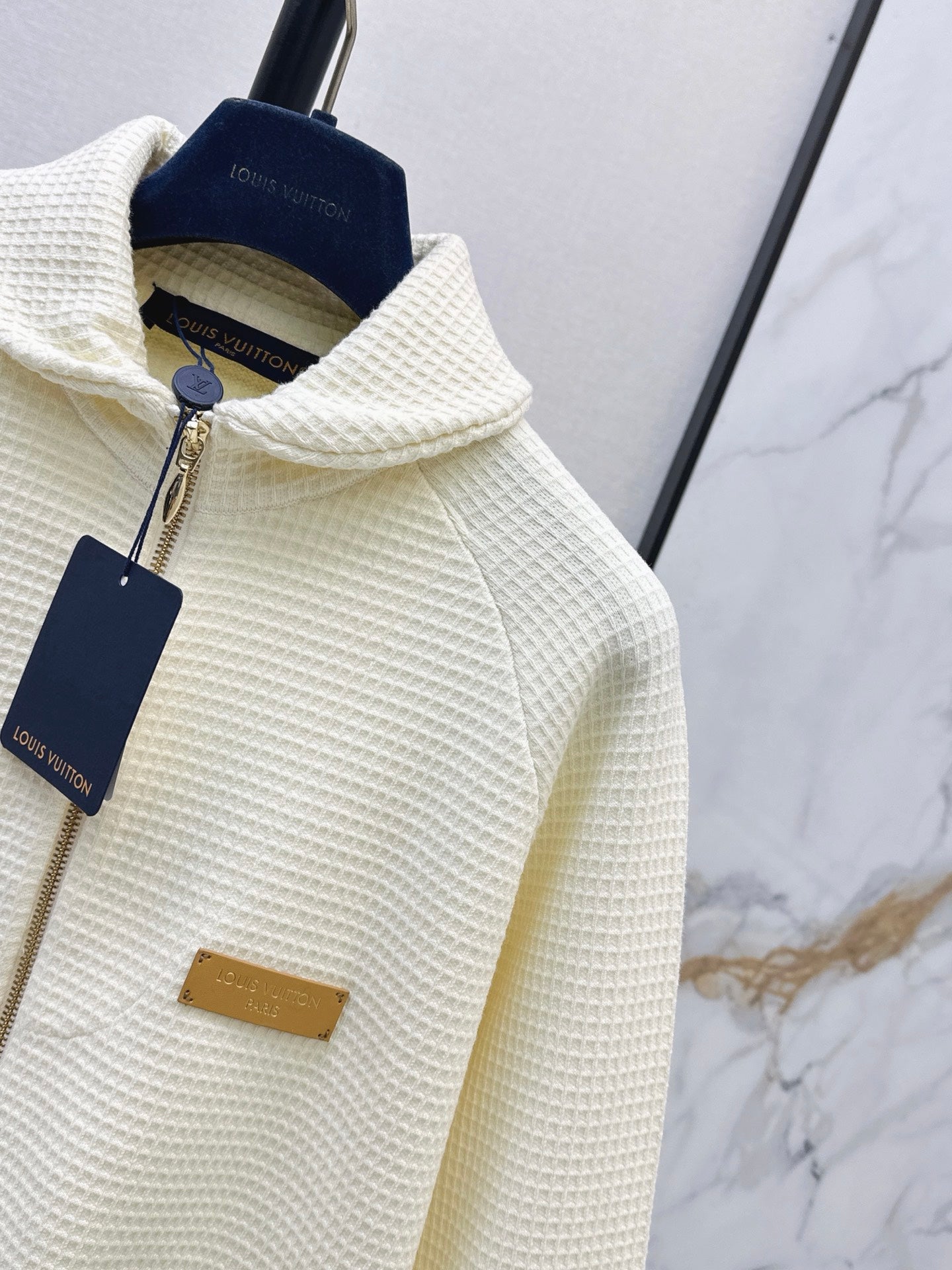 Louis Vuitton/26New Early Autumn Loose-Fit Collared Knit Cardigan