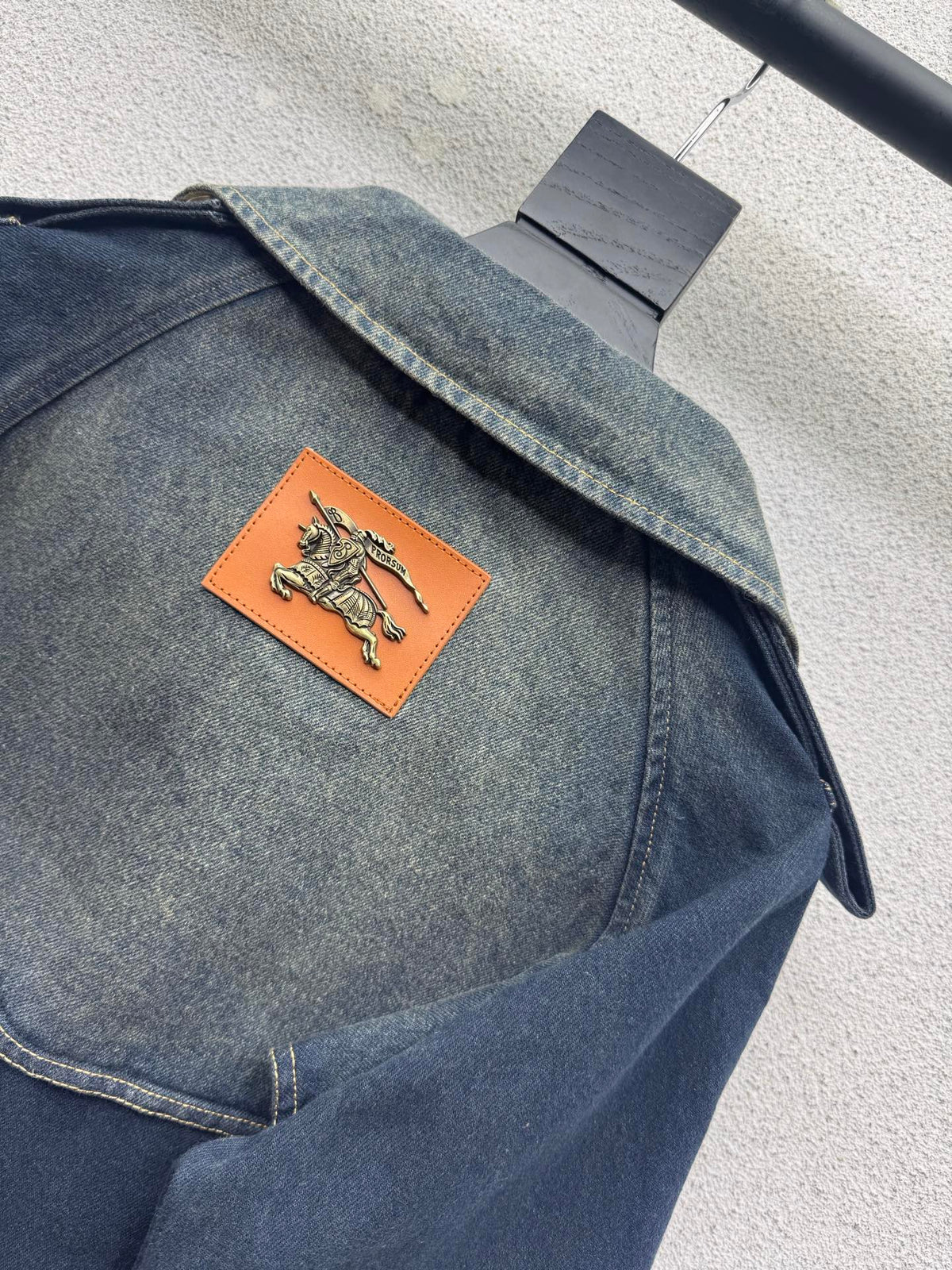 Burberry/26Latest Denim Trench Coat Style