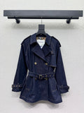 Burberry/26Latest Denim Trench Coat Style