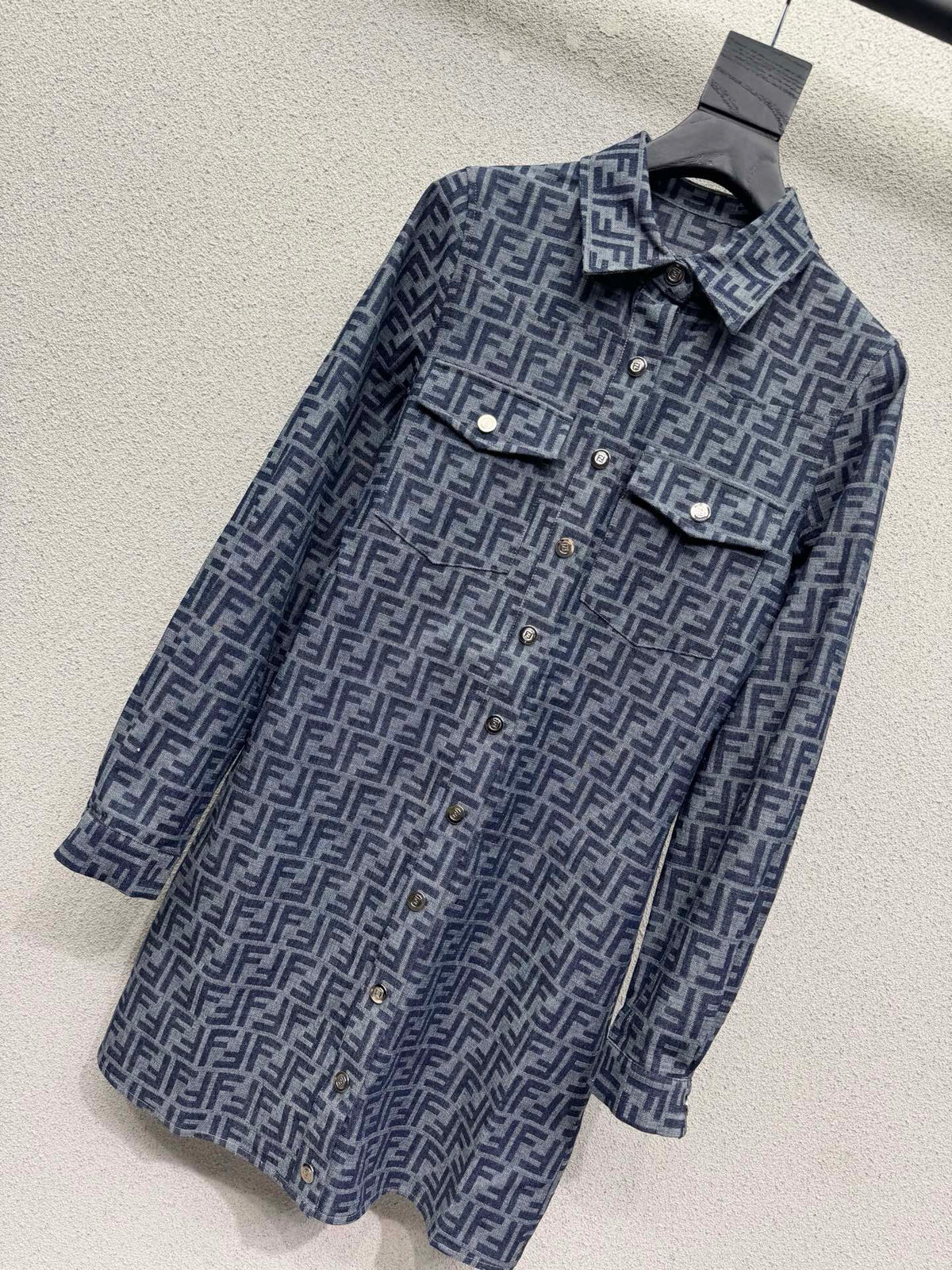 Fendi/26Latest Denim Dress