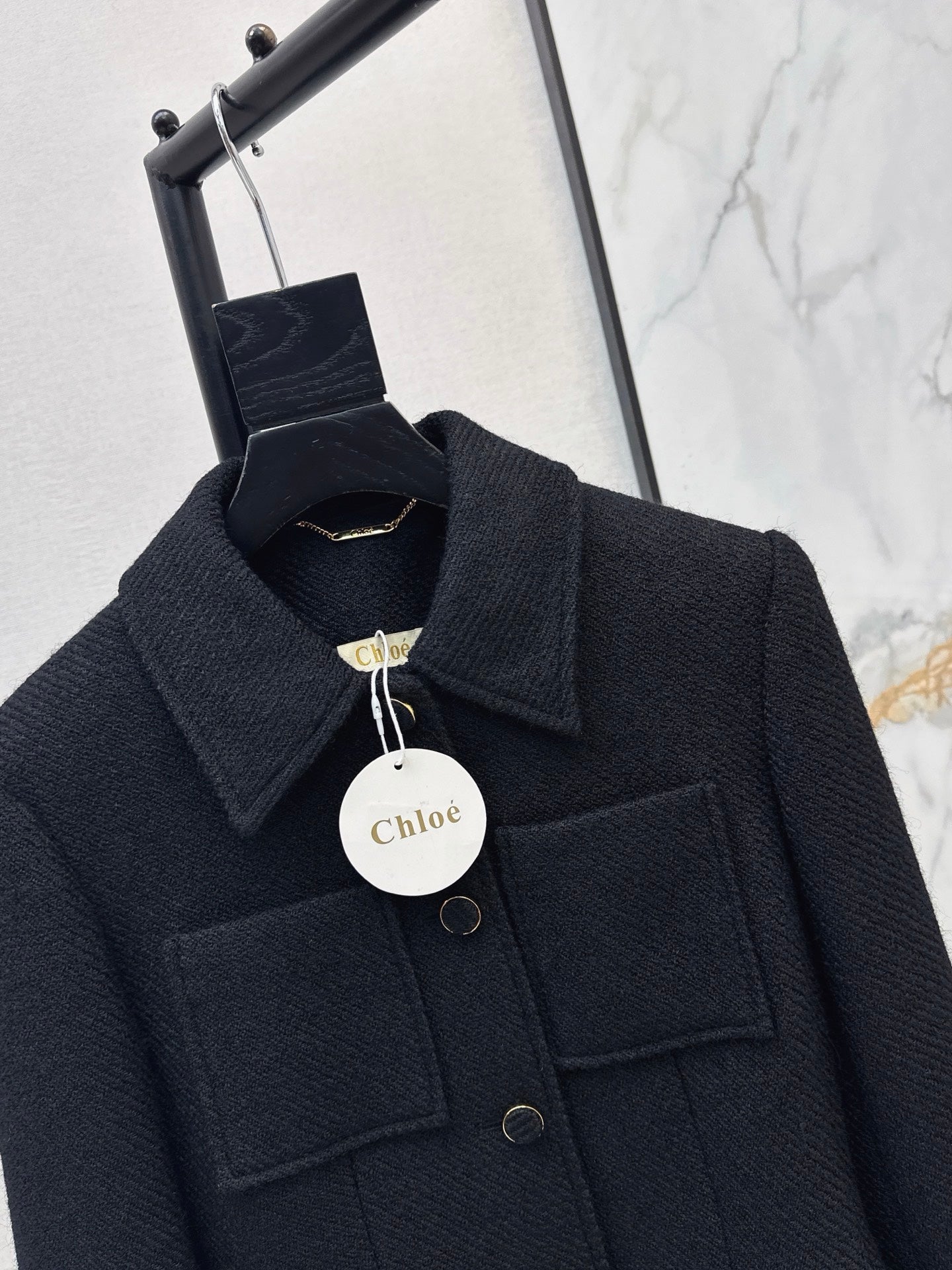 Chloe/26-Autumn and Winter Latest Heavyweight Knitted Wool Jacket