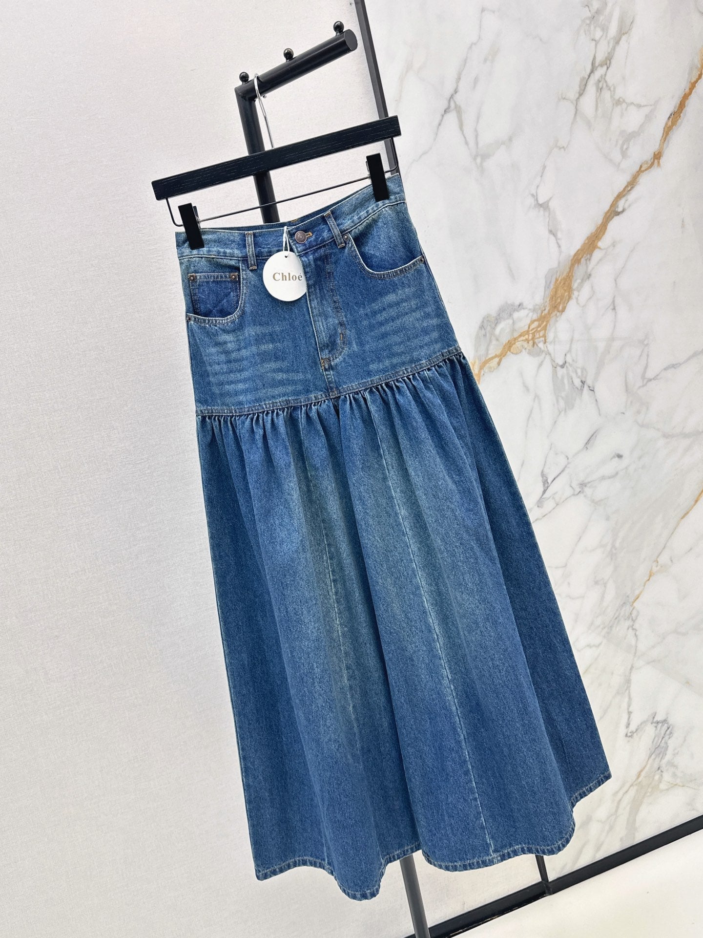 Chloe/26 Early Autumn Latest Wide-Leg Denim Pants