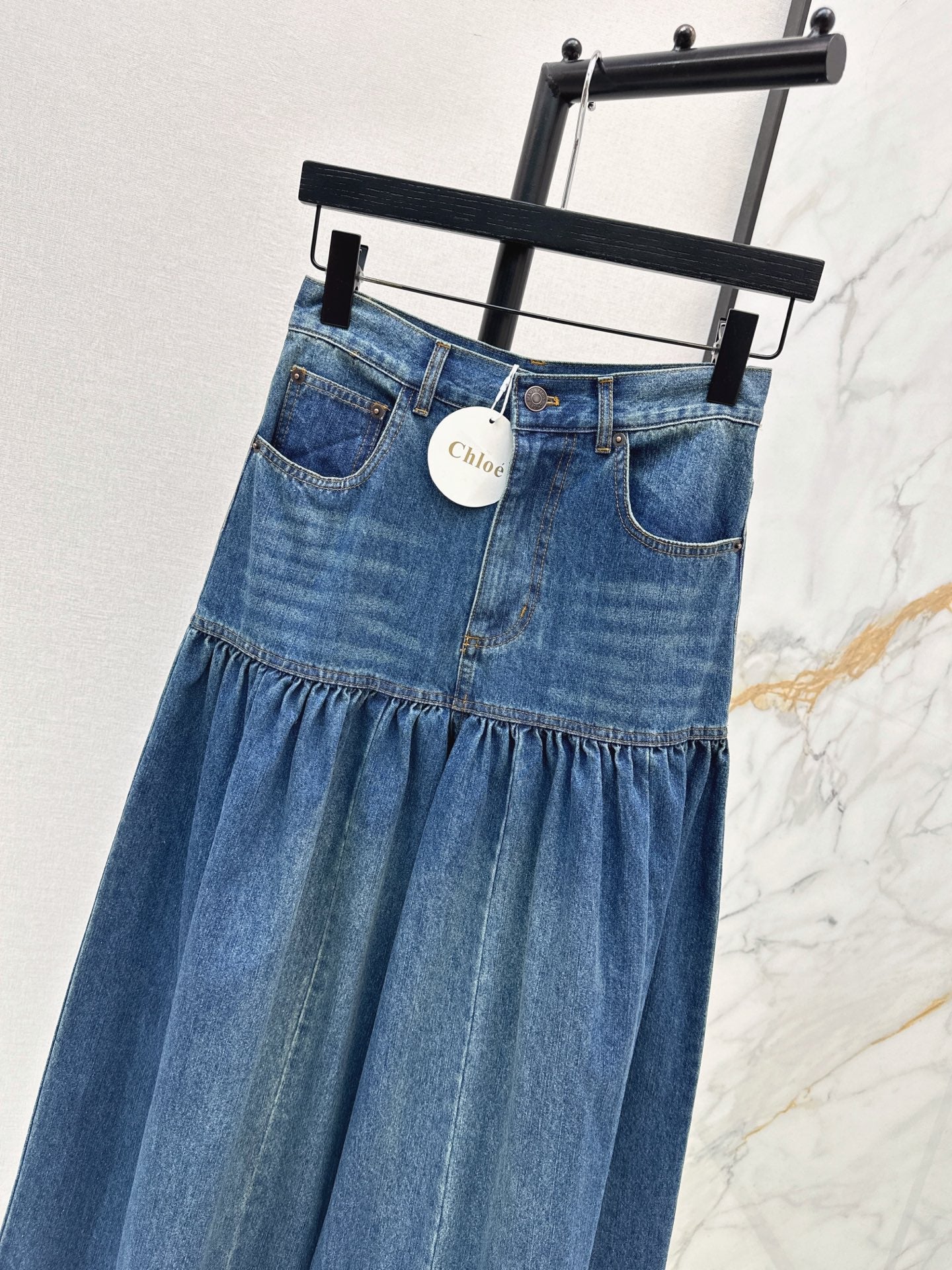 Chloe/26 Early Autumn Latest Wide-Leg Denim Pants
