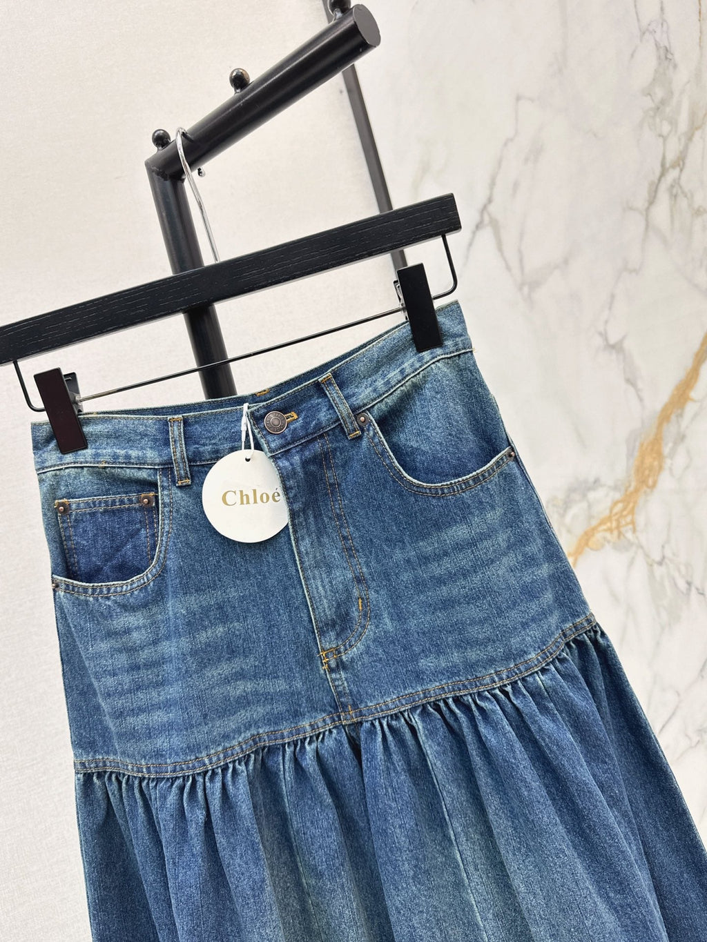 Chloe/26 Early Autumn Latest Wide-Leg Denim Pants