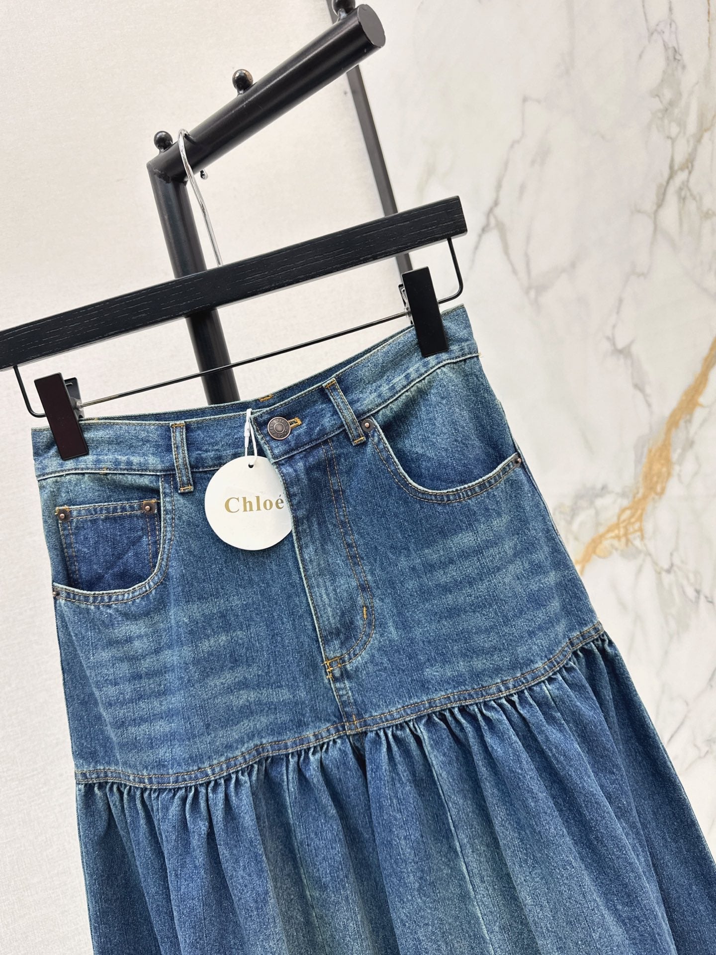Chloe/26 Early Autumn Latest Wide-Leg Denim Pants