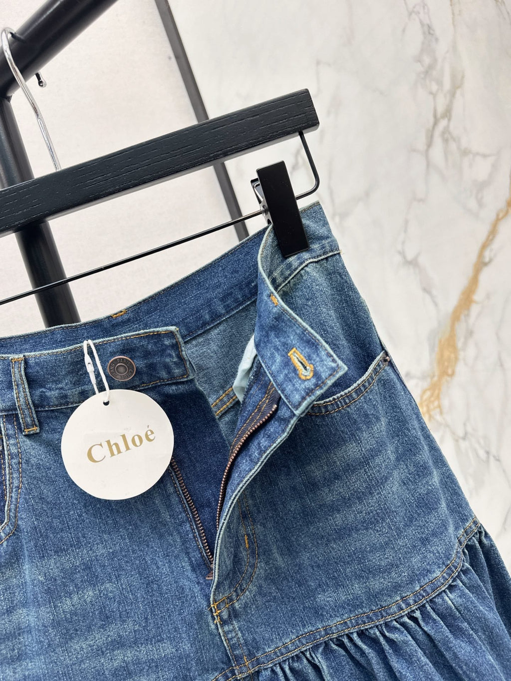 Chloe/26 Early Autumn Latest Wide-Leg Denim Pants